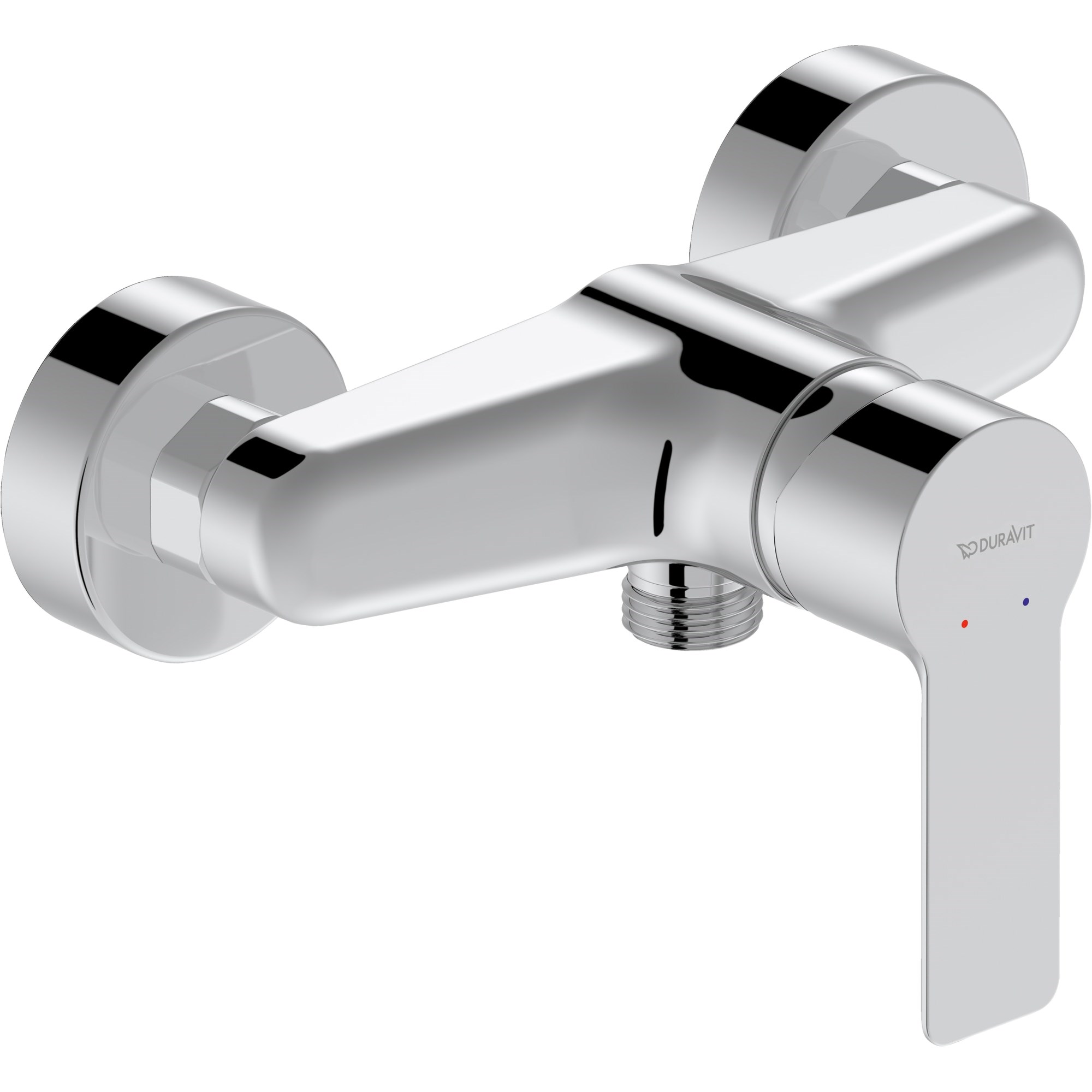 Duravit D-Code Sıva Üstü Duş Bataryası 1 Çıkışlı Krom DC4230001010
