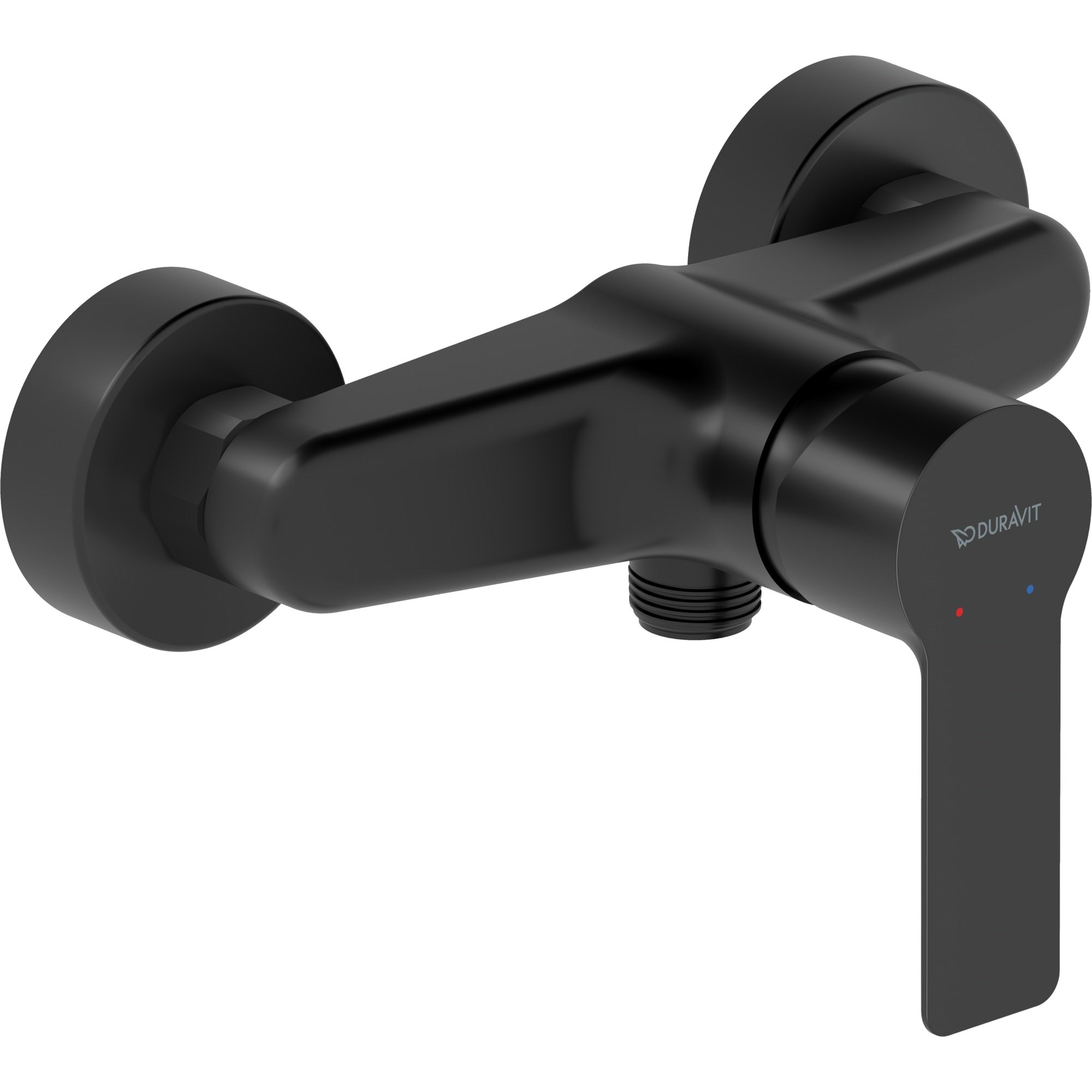 Duravit D-Code Sıva Üstü Duş Bataryası 1 Çıkışlı Mat Siyah DC4230001046