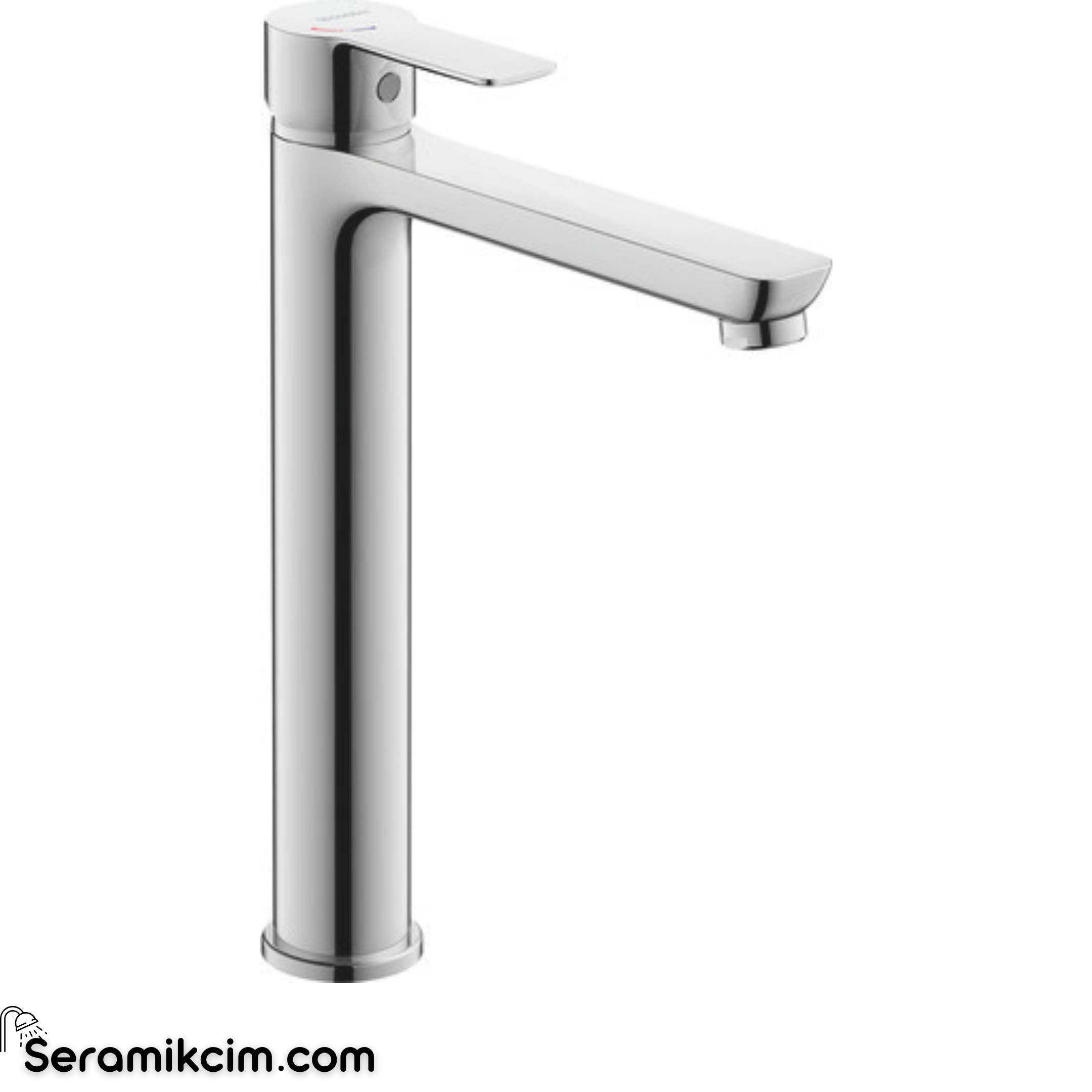 Duravit D-Code Tezgah Üstü Lavabo Bataryası (XL-Boy) Krom DC1043002010