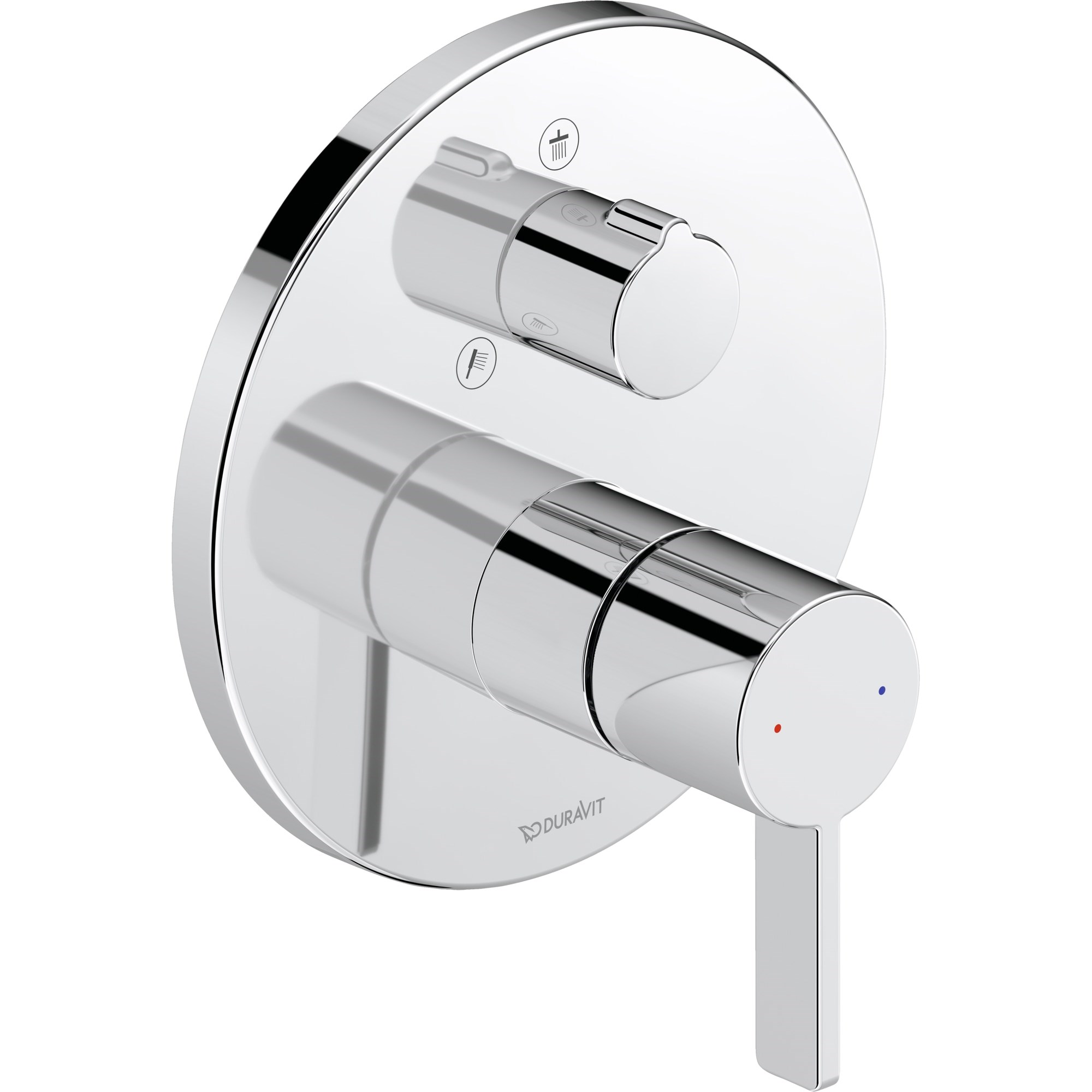 Duravit D-Neo Ankastre Duş Bataryası 2 Çıkışlı Krom DE4210012010