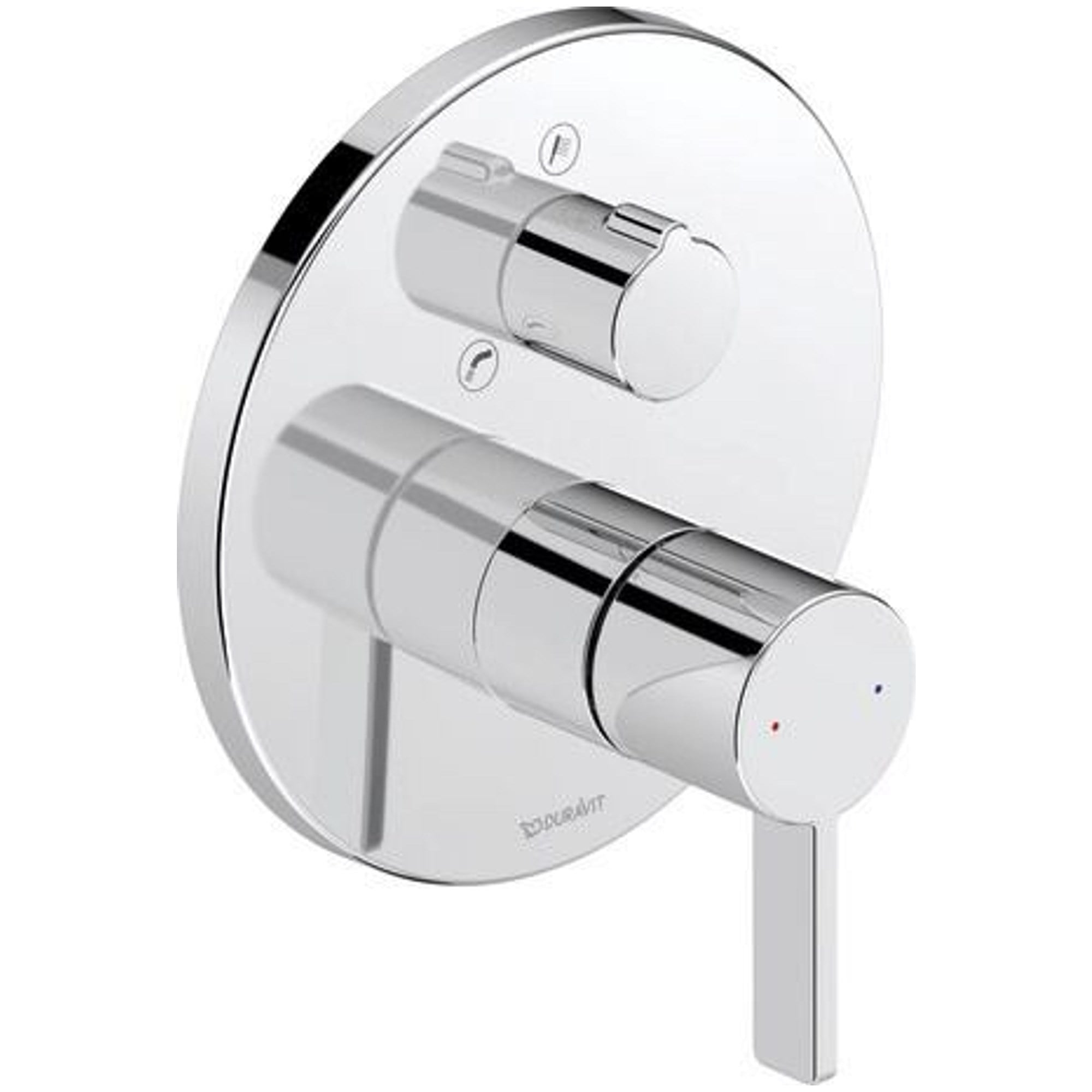 Duravit D-Neo Ankastre Küvet Bataryası 2 Çıkışlı Krom DE5210012010