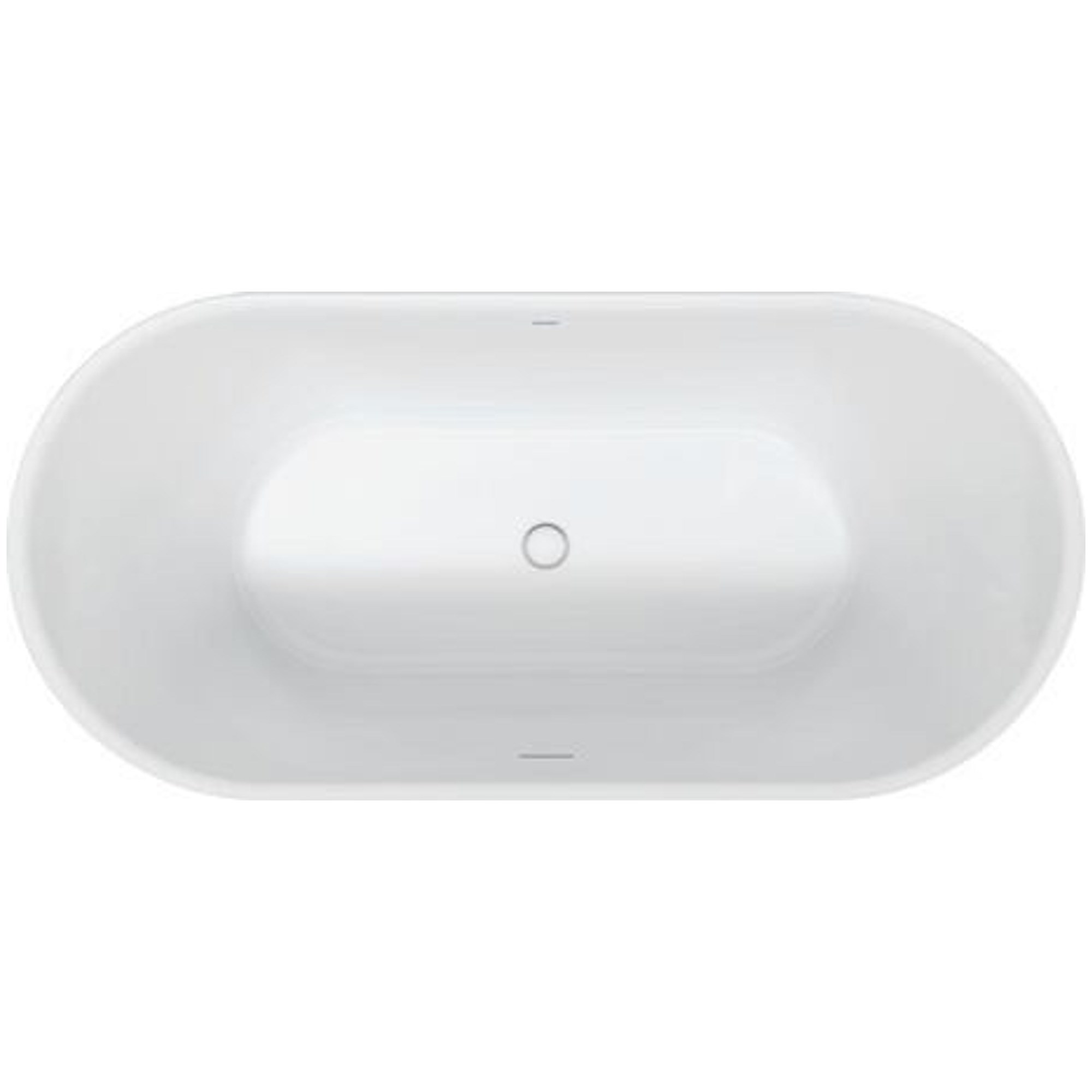 Duravit DuraSenja Bağımsız Oval Küvet 170x80 cm Ayak ve Sifon Dahil Beyaz 700583000000000