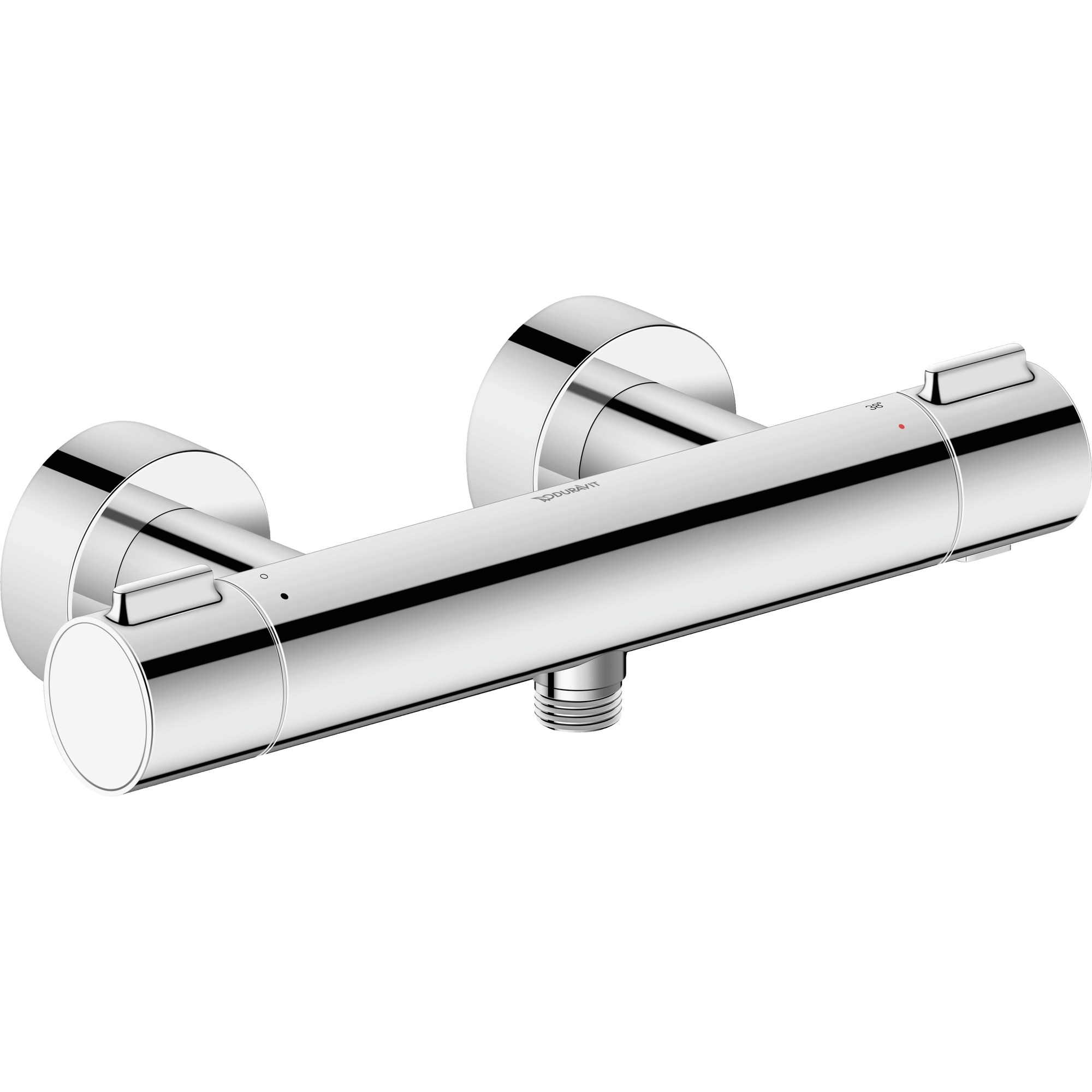 Duravit Sıva Üstü Termostatik Duş Bataryası 1 Çıkışlı Krom TH4220000010