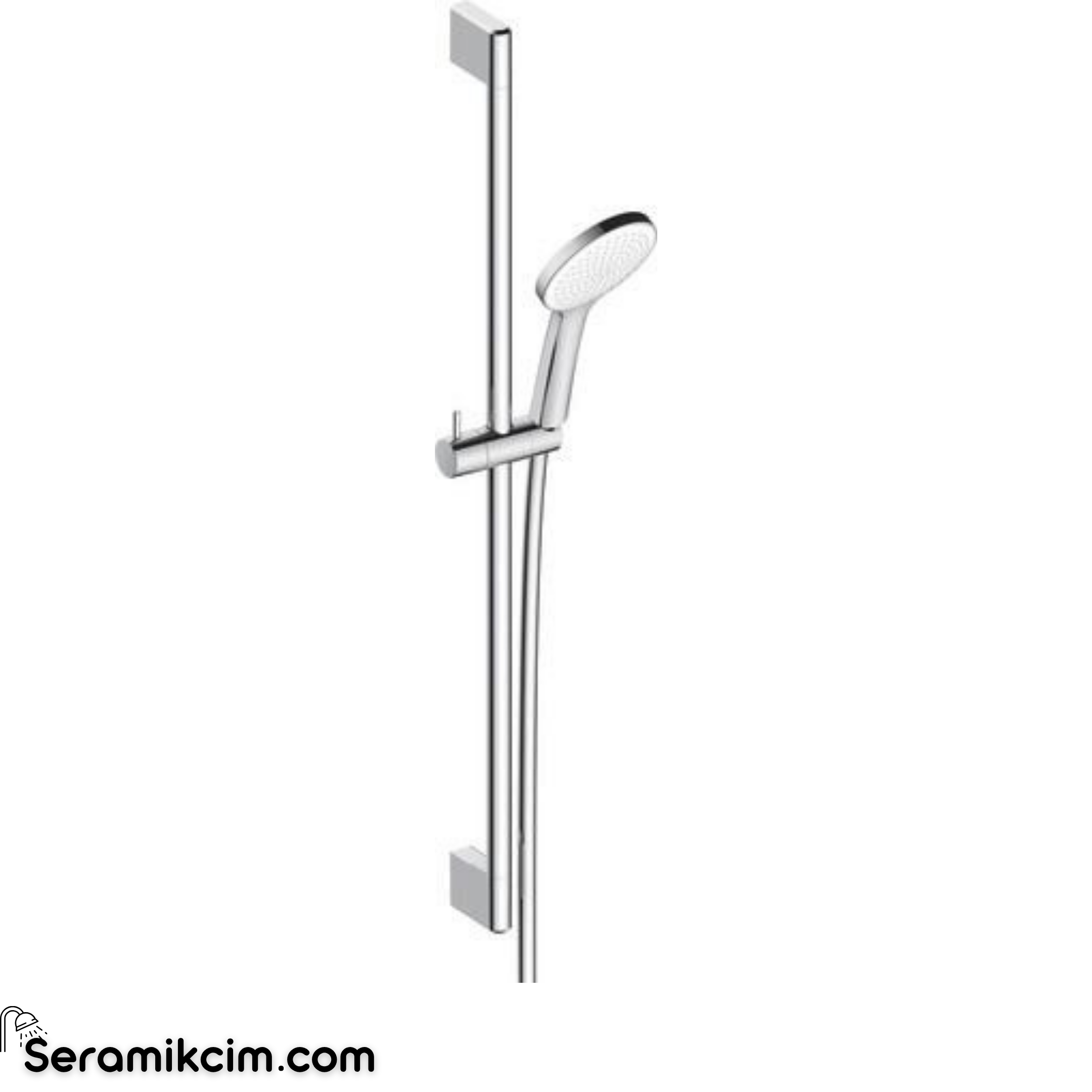 Duravit Sürgülü Duş Seti 1 Fonksiyonlu Krom Uv0680001010