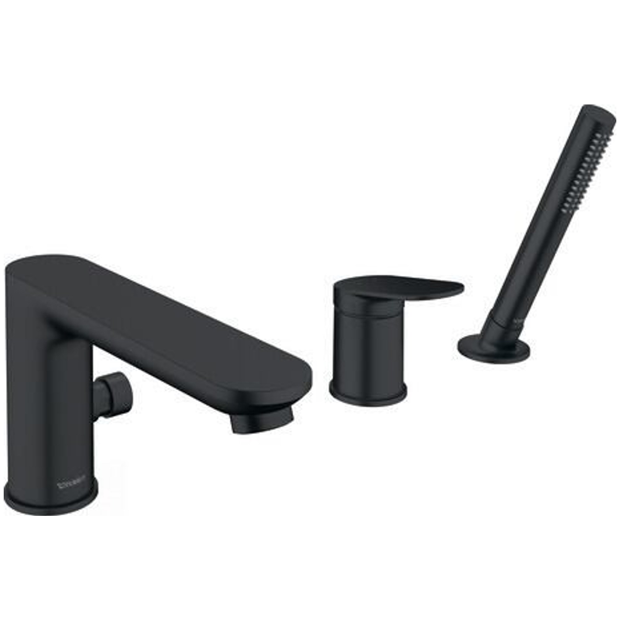 Duravit Wave 3 Delikli Küvet Bataryası Mat Siyah WA5260000046