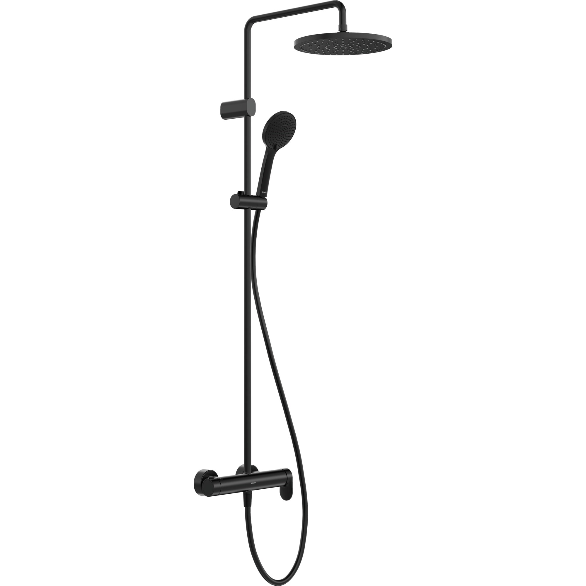 Duravit Wave Duvardan Duş Sistemi Duş Bataryalı Mat Siyah WA4280007A46