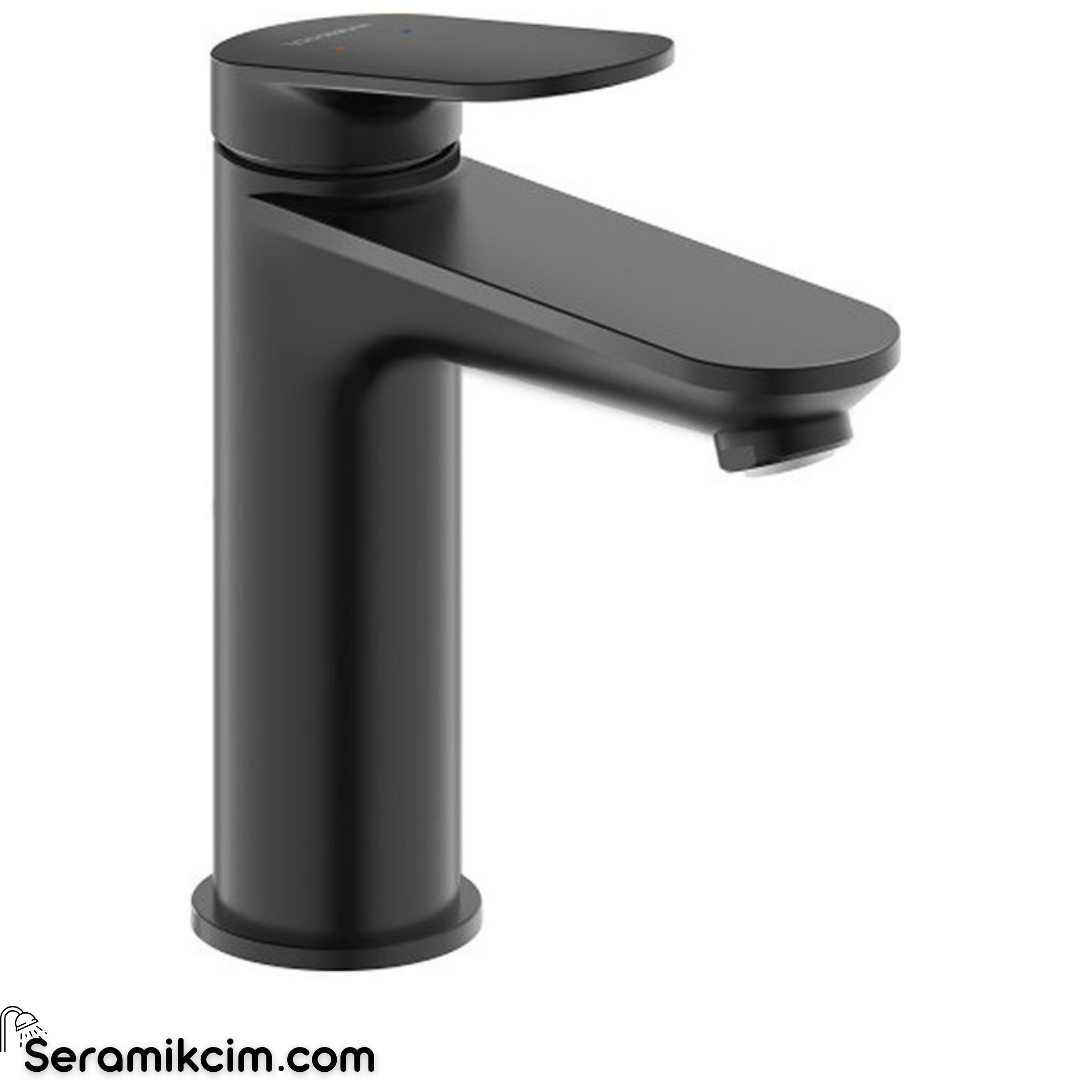 Duravit Wave Lavabo Bataryası Medium Mat Siyah WA1020002046