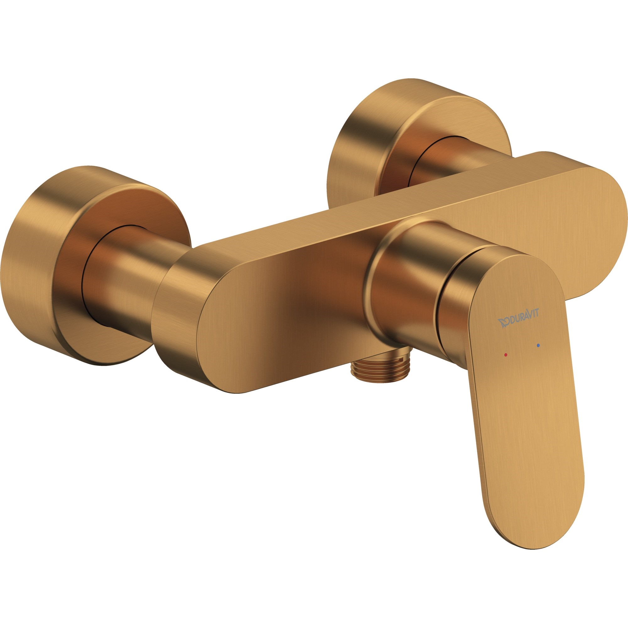 Duravit Wave Sıva Üstü Duş Bataryası 1 Çıkışlı Fırçalı Bronz WA4230000004