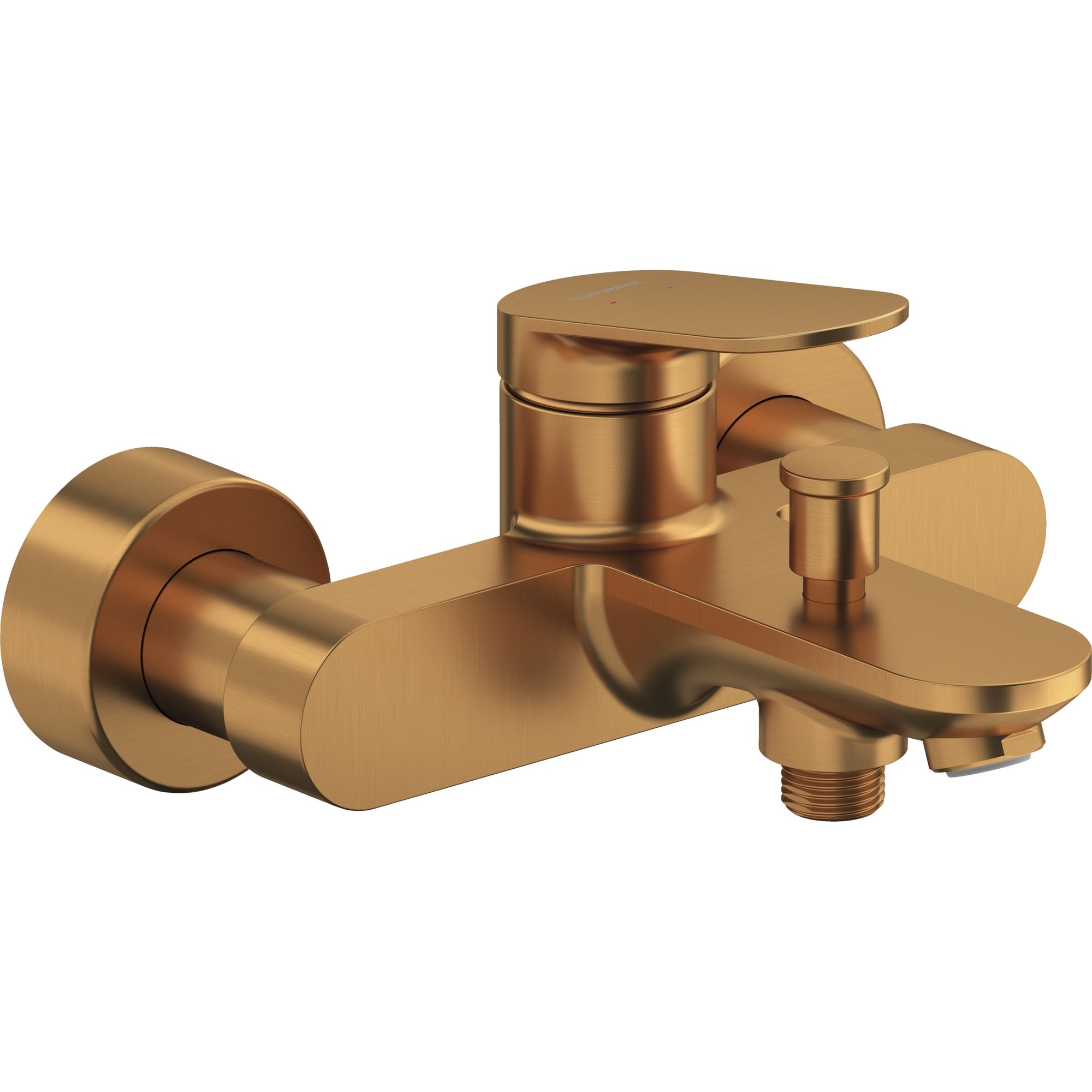 Duravit Wave Sıva Üstü Küvet Bataryası 2 Çıkışlı Fırçalı Bronz WA5230000004
