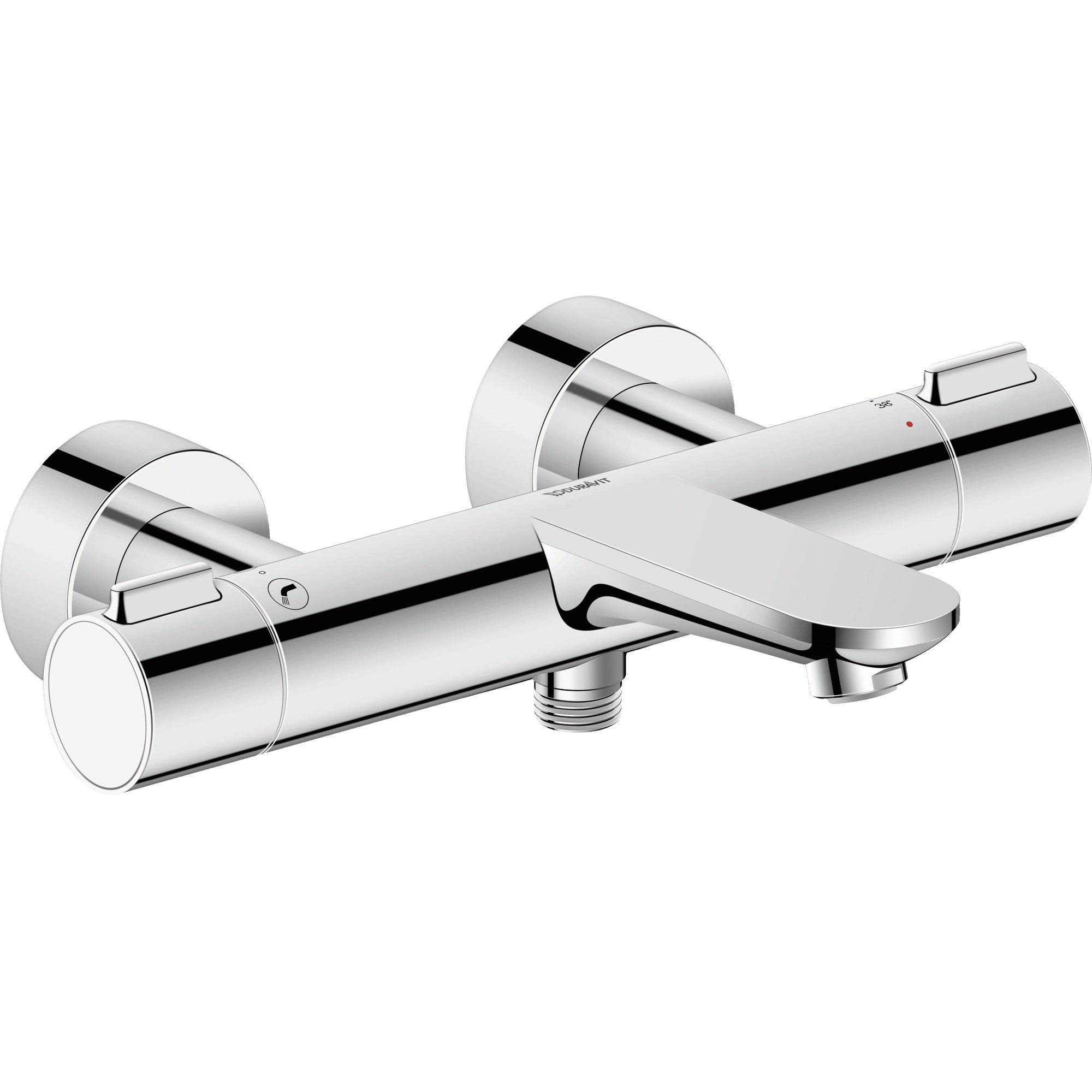 Duravit Wave Sıva Üstü Termostatik Küvet Bataryası 2 Çıkışlı Krom WA5220000010