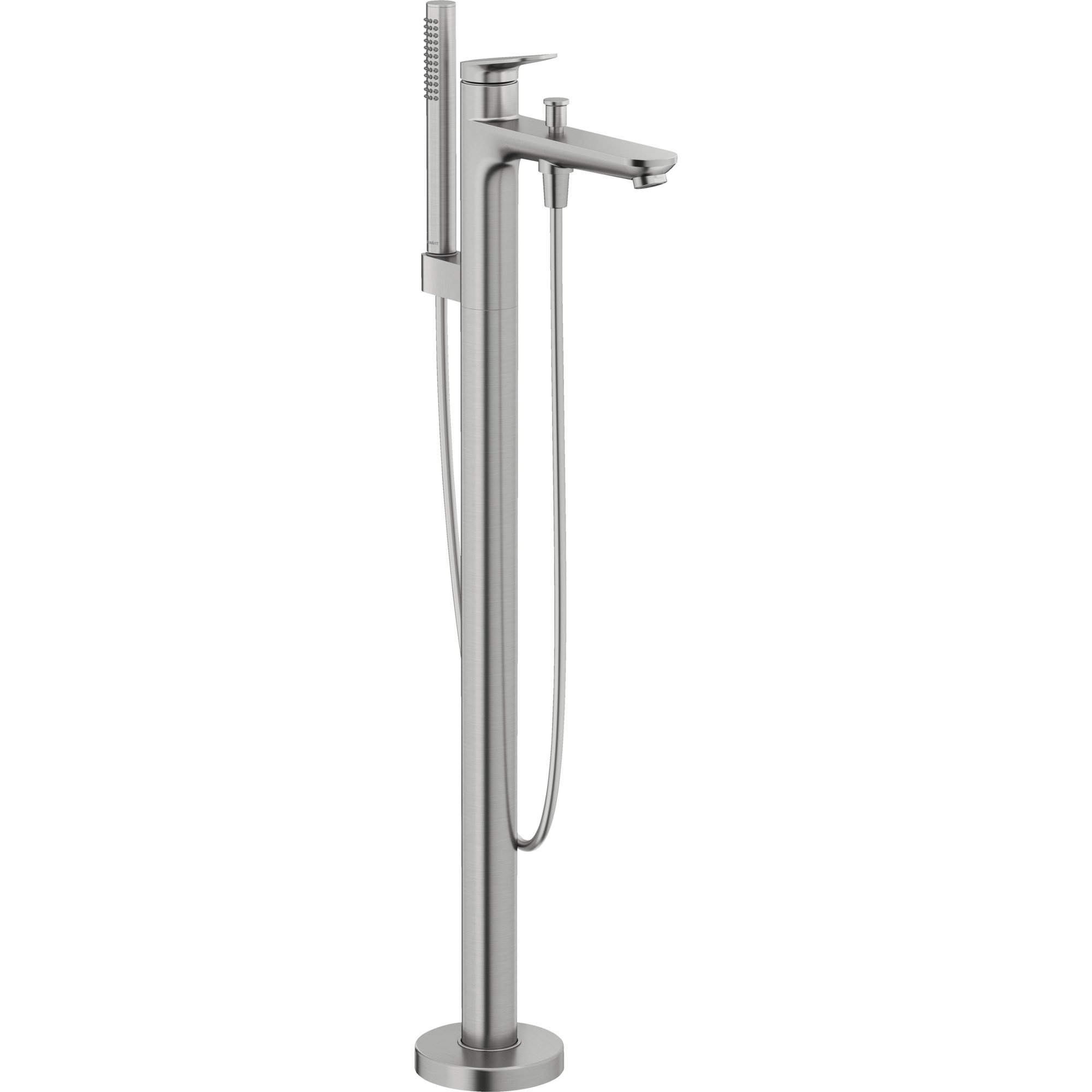 Duravit Wave Yerden Küvet Bataryası 2 Çıkışlı Fırçalı Paslanmaz Çelik WA5250000070