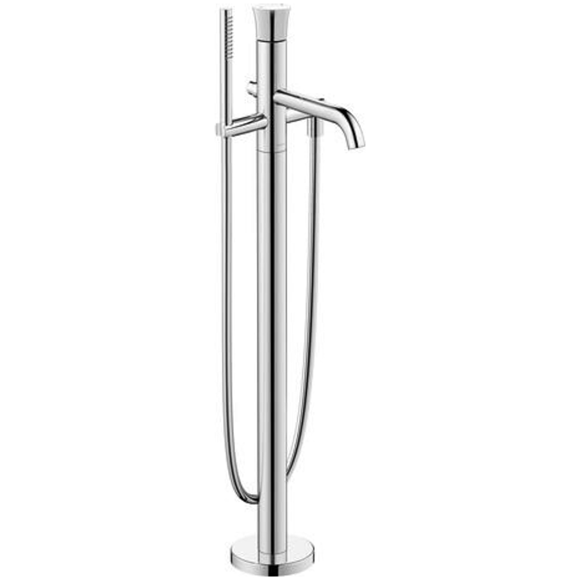 Duravit White Tulip Yerden Küvet Bataryası 2 Çıkışlı Krom WT5250000010