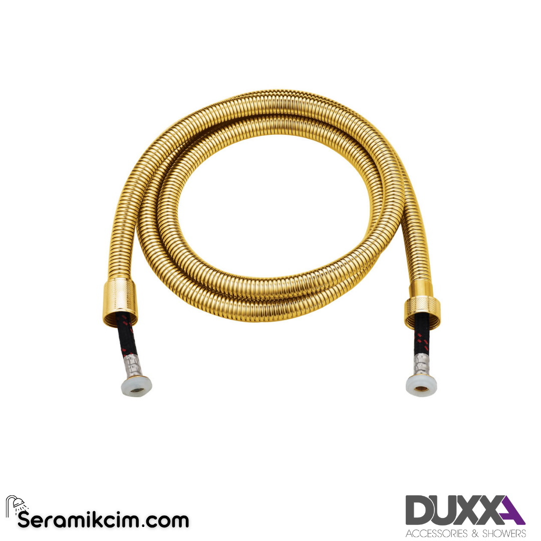 Duxxa 360 Dönerli Deluxe Rose Altın Spiral 150 cm Örgülü D.720.R - D.720.R
