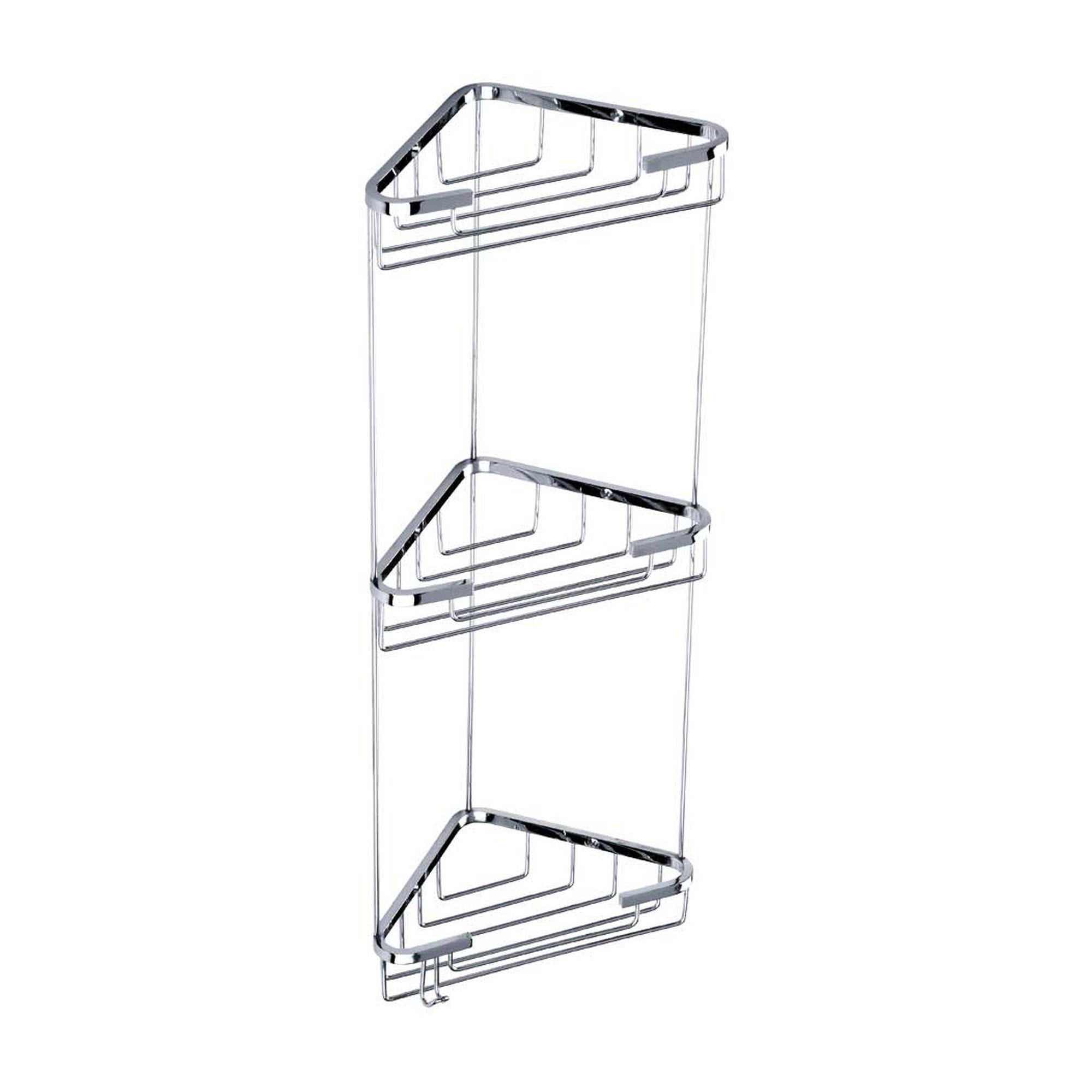Duxxa Köşe Şampuanlık 15x15 - 3 Kat - Krom A.533
