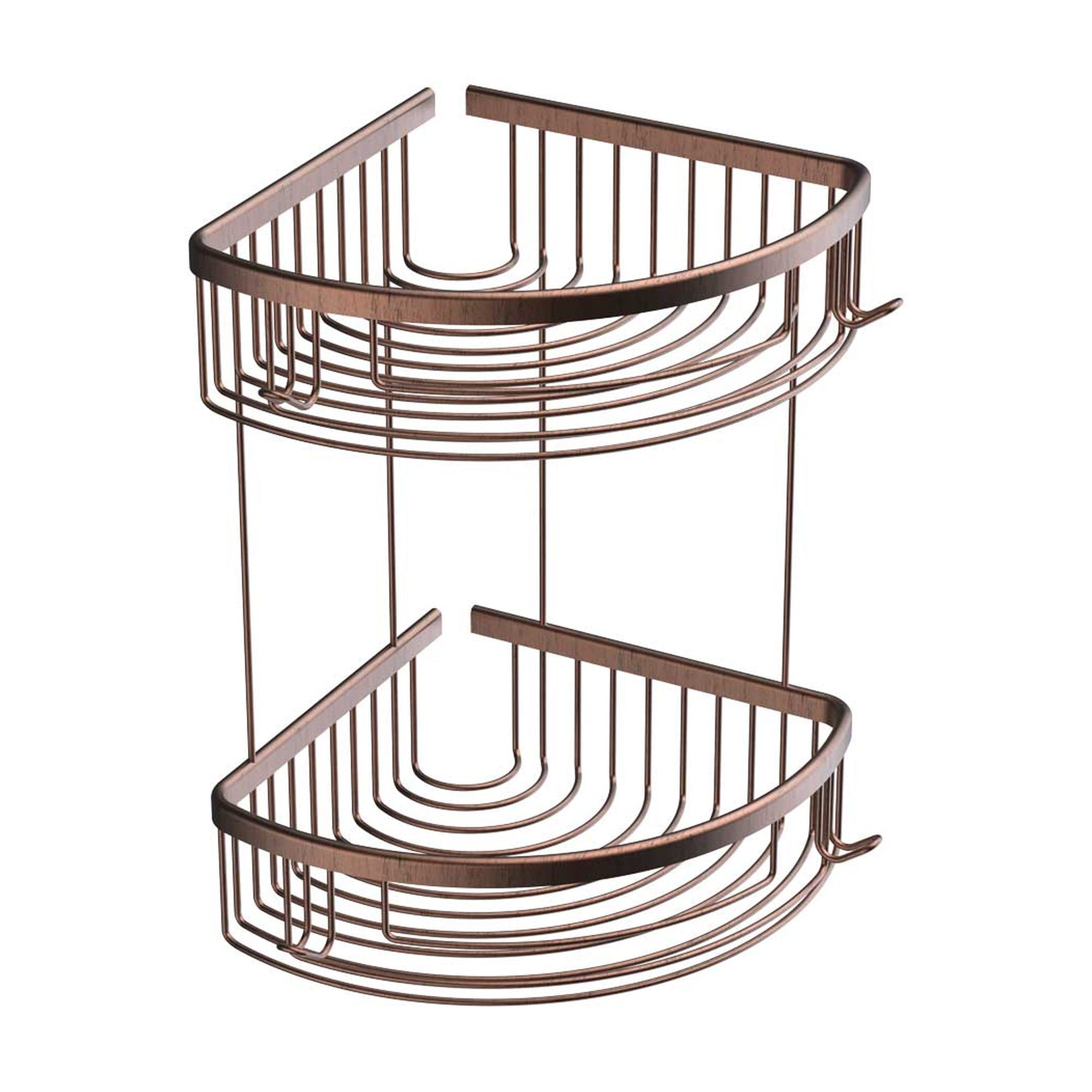 Duxxa Oval Lüks Şampuanlık 20x20 - 2 Kat - Antik Bakır A.512.B