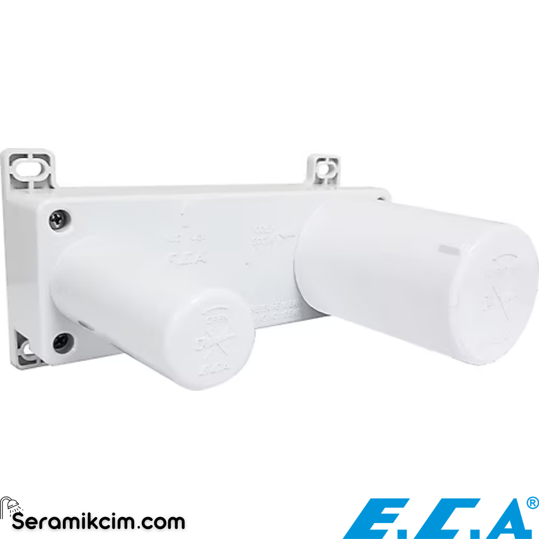 ECA Ankastre Lavabo Bataryası Sıva Altı Grubu Mat Siyah 102166601C1