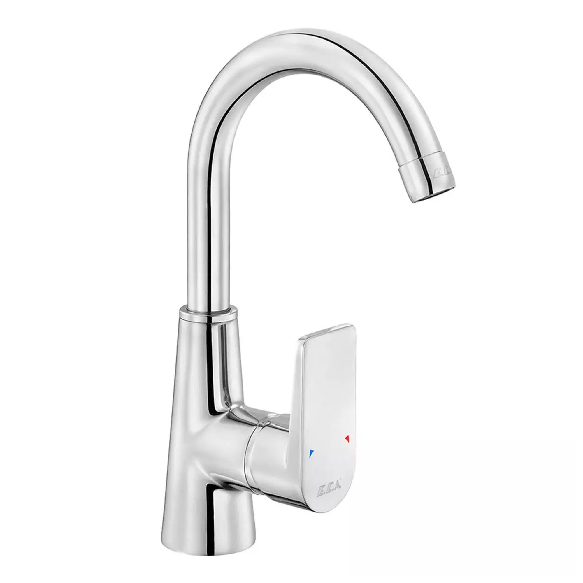 ECA Dalia Kuğu Borulu Lavabo Bataryası Krom 102188134