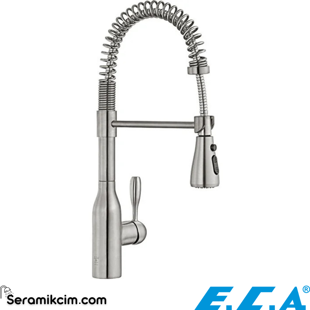 ECA Flux Eviye Bataryası Paslanmaz Çelik Görünümlü 406218019