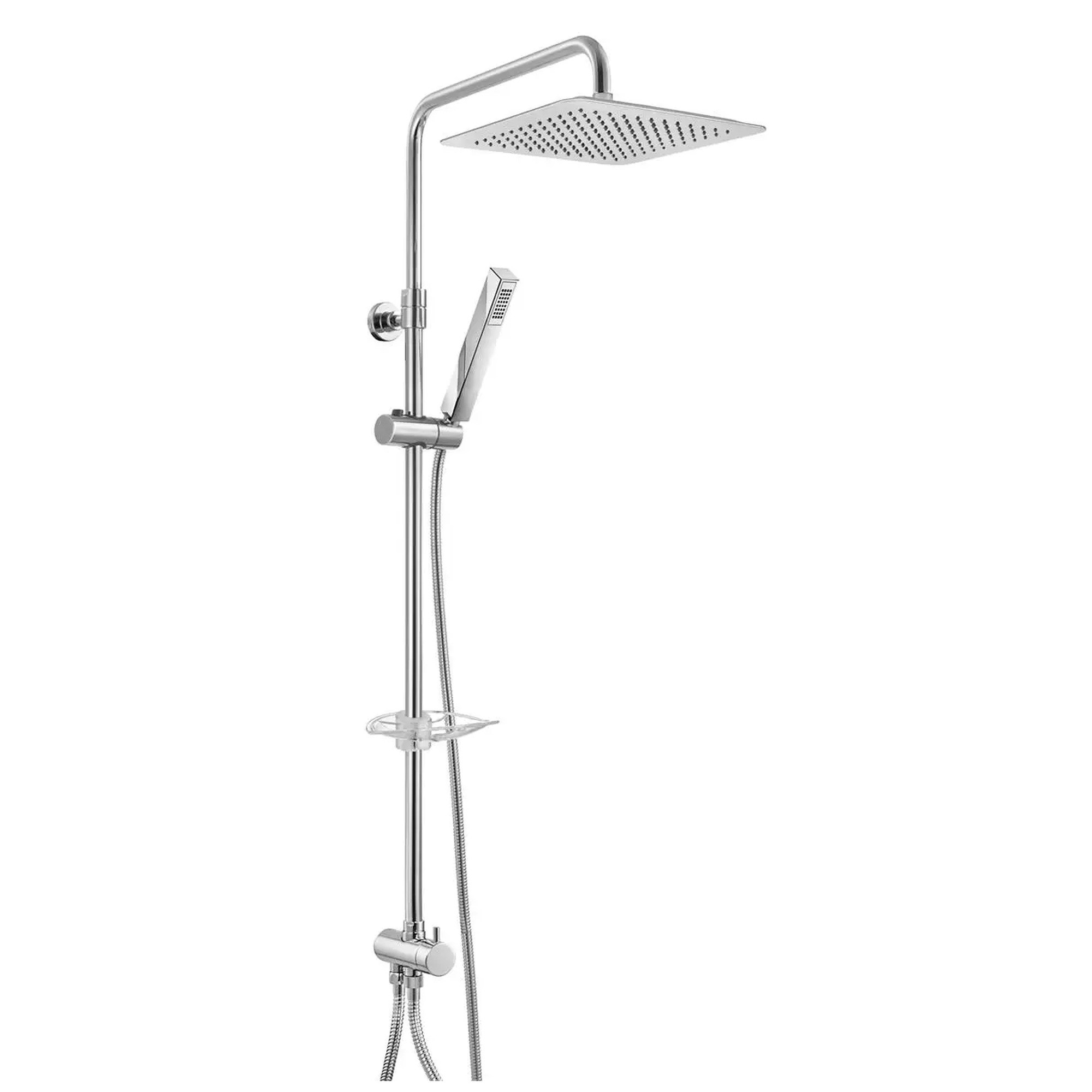 ECA Life Teleskobik Kolonlu Duş Sistemi 250 x 250 Krom 102158078