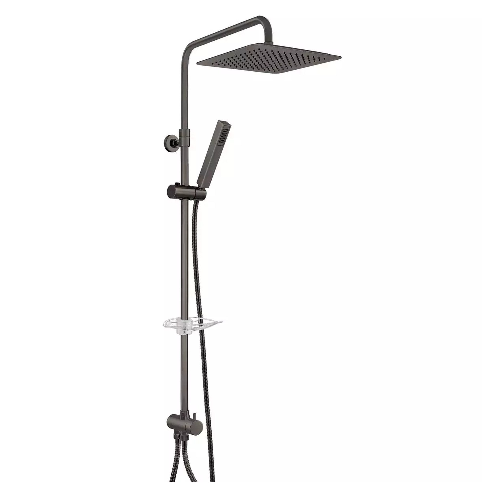 ECA Life Teleskobik Kolonlu Duş Sistemi 250 x 250 Mat Antrasit 102158078C5