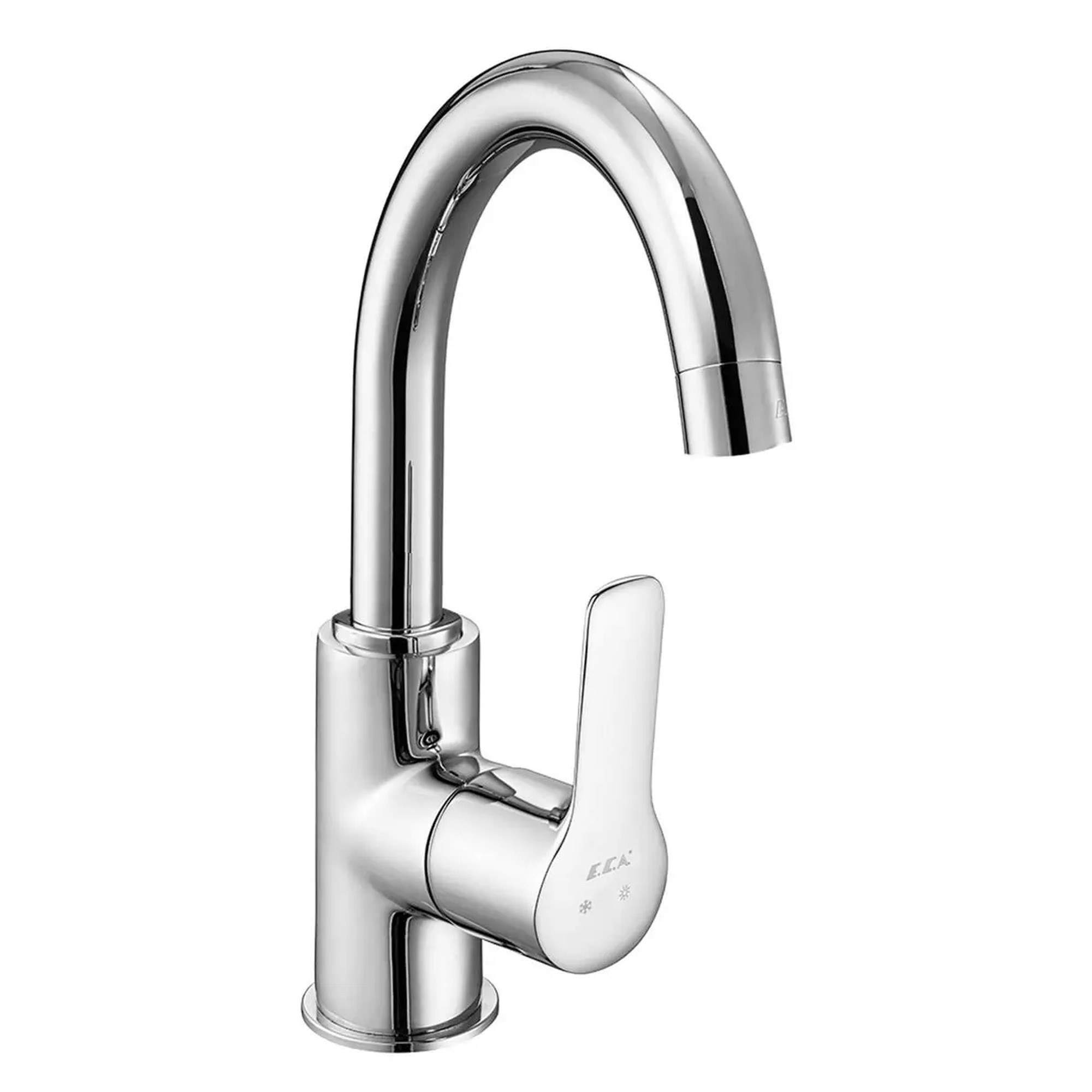 ECA Luna Kuğu Borulu Lavabo Bataryası Krom 102108953