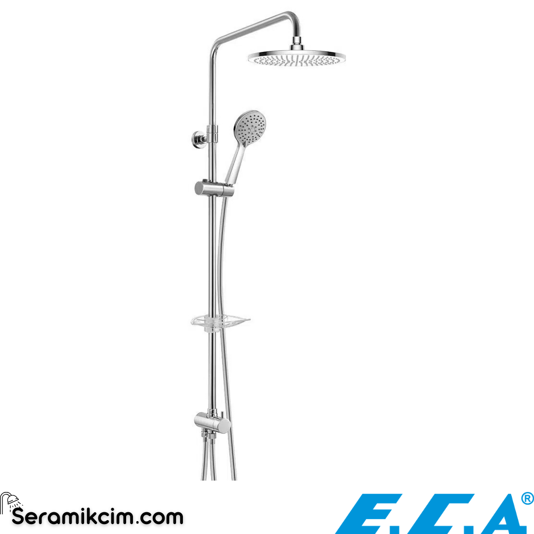 ECA Niobe Teleskobik Kolonlu Duş Sistemi Ø230 Krom 102158039