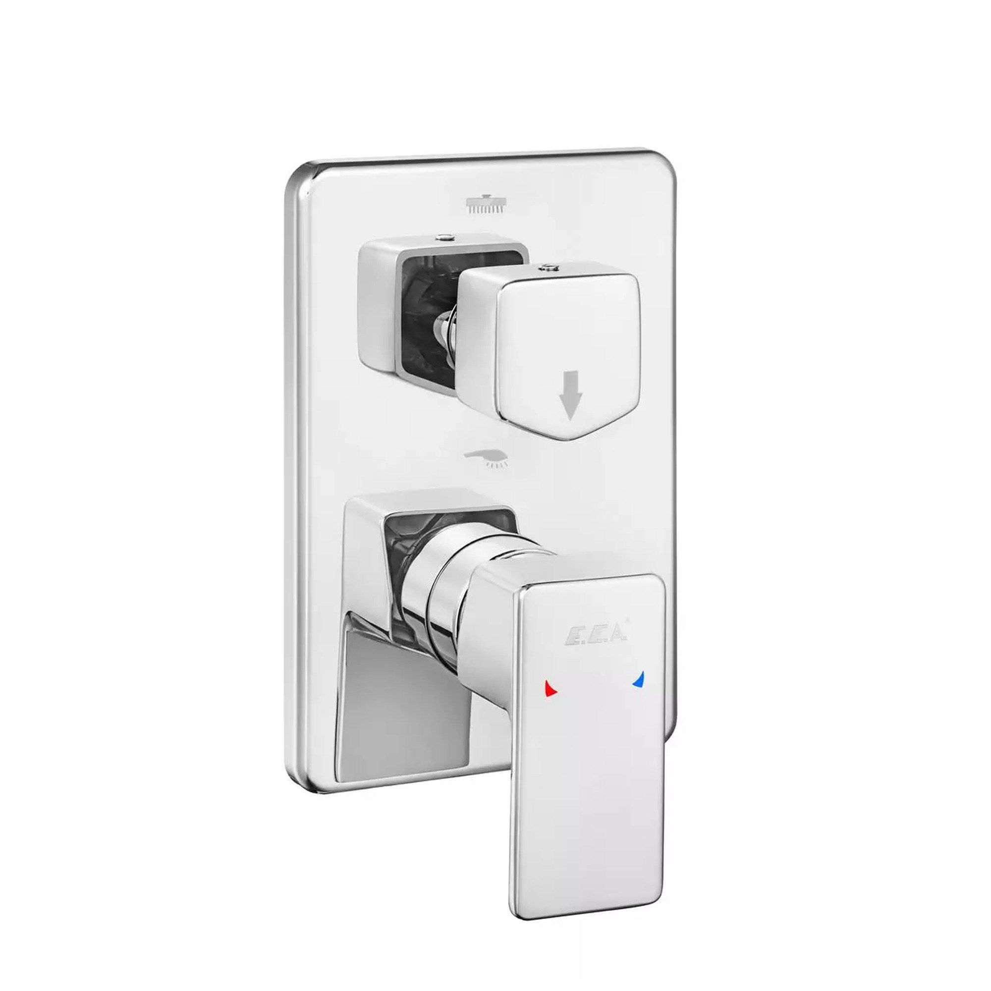 ECA Royal Ankastre Banyo/Duş Bataryası Sıva Üstü Grubu - 2 Yollu Krom 102167251-KDE