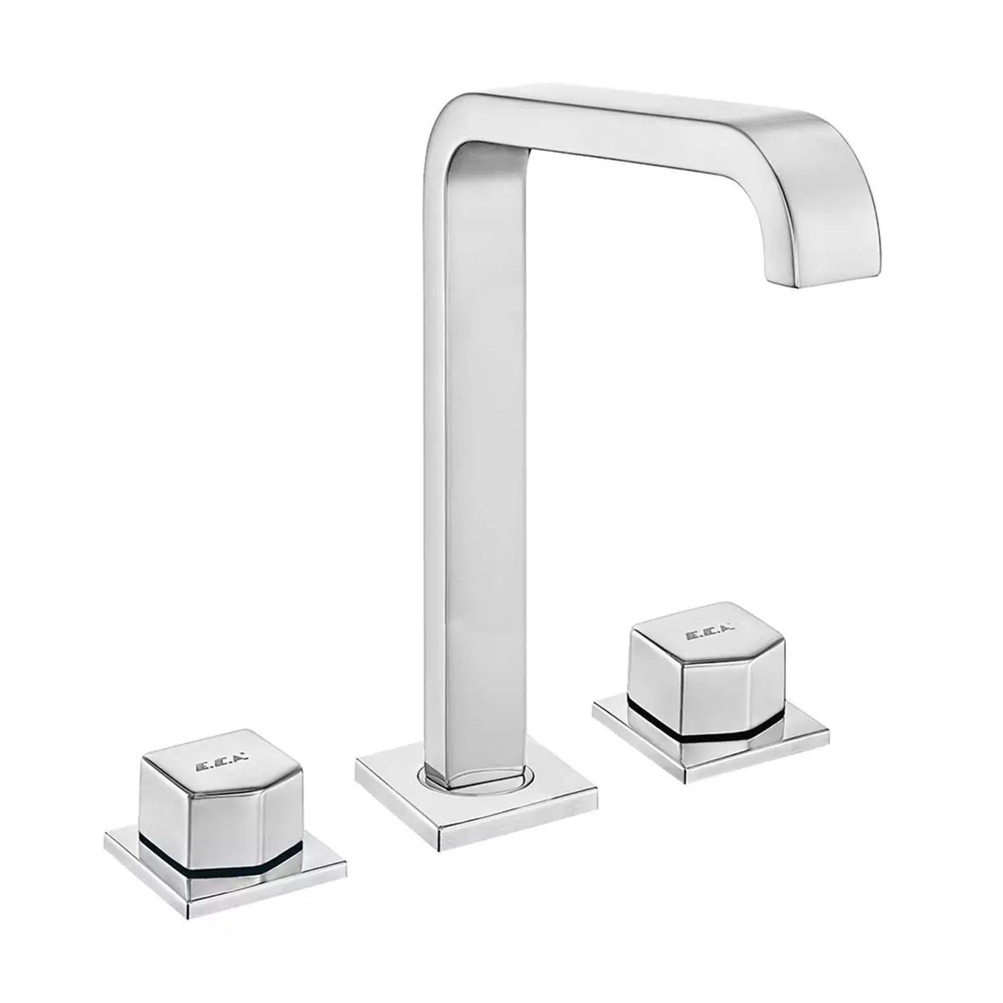 ECA Royal Ankastre Lavabo Bataryası Tezgah Üstü 3 Delikli Krom 102105666