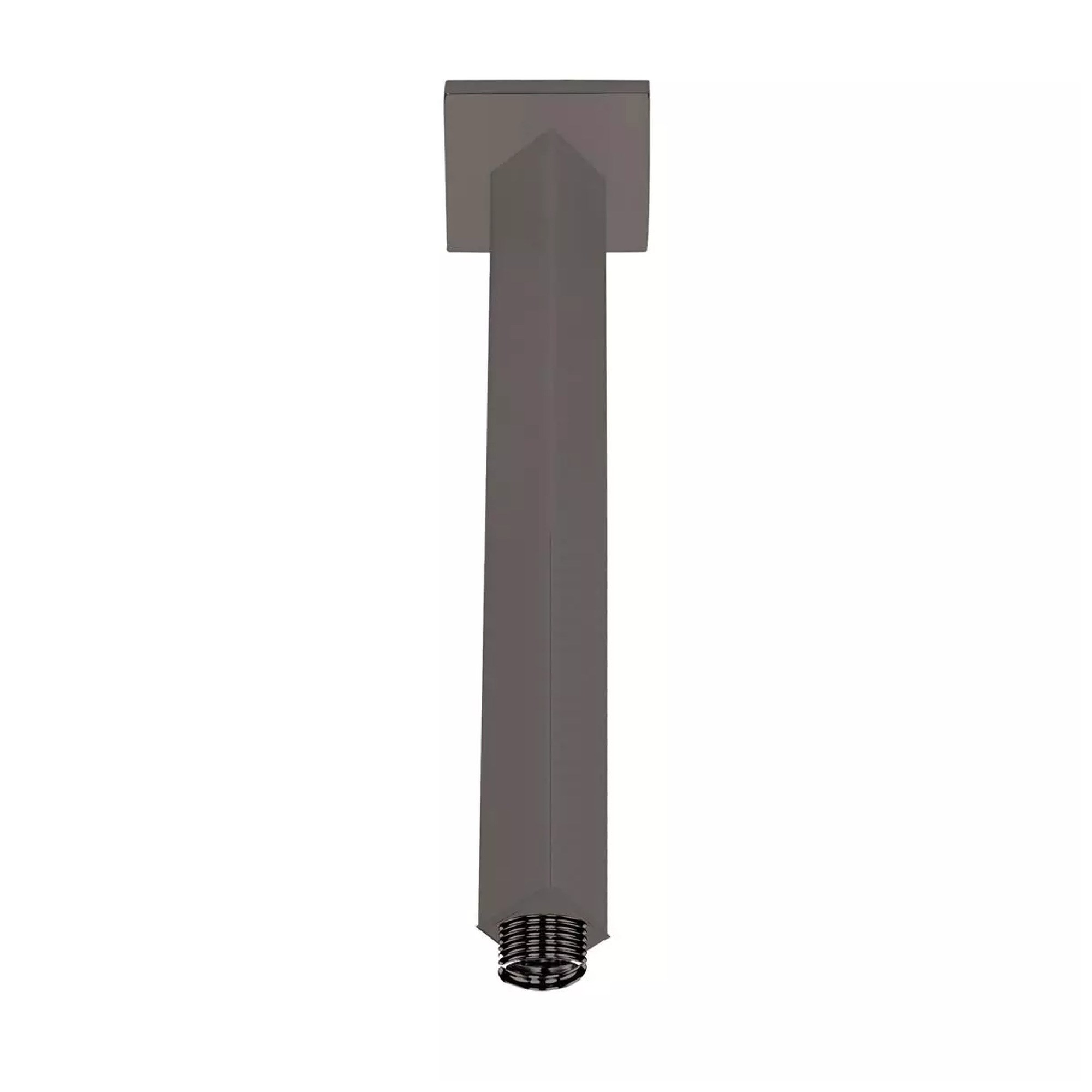 ECA Tavandan Duş Başlığı Borusu 168 mm Kare Mat Antrasit 102126700C5