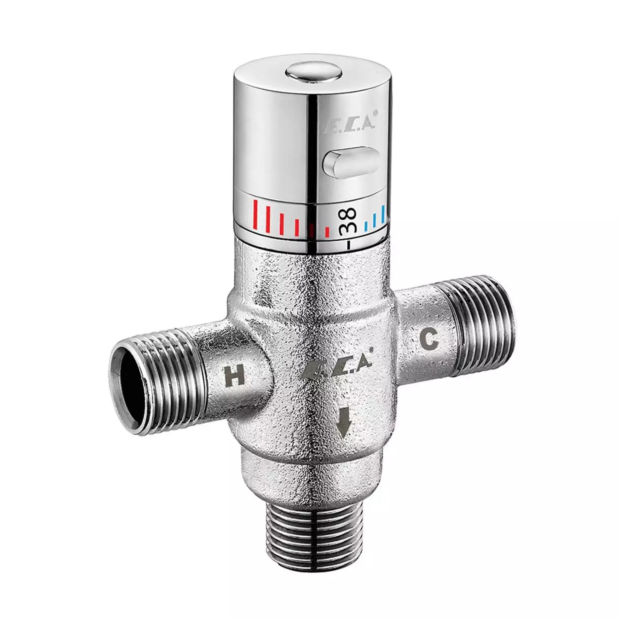 ECA Termostatik Karışım Vanası Krom 402163002
