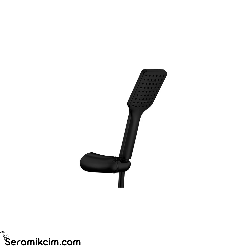 ECA Tiera Mafsallı Üst Takım 1Fonksiyonlu Pvc Spiralli Mat Siyah 102117383C1