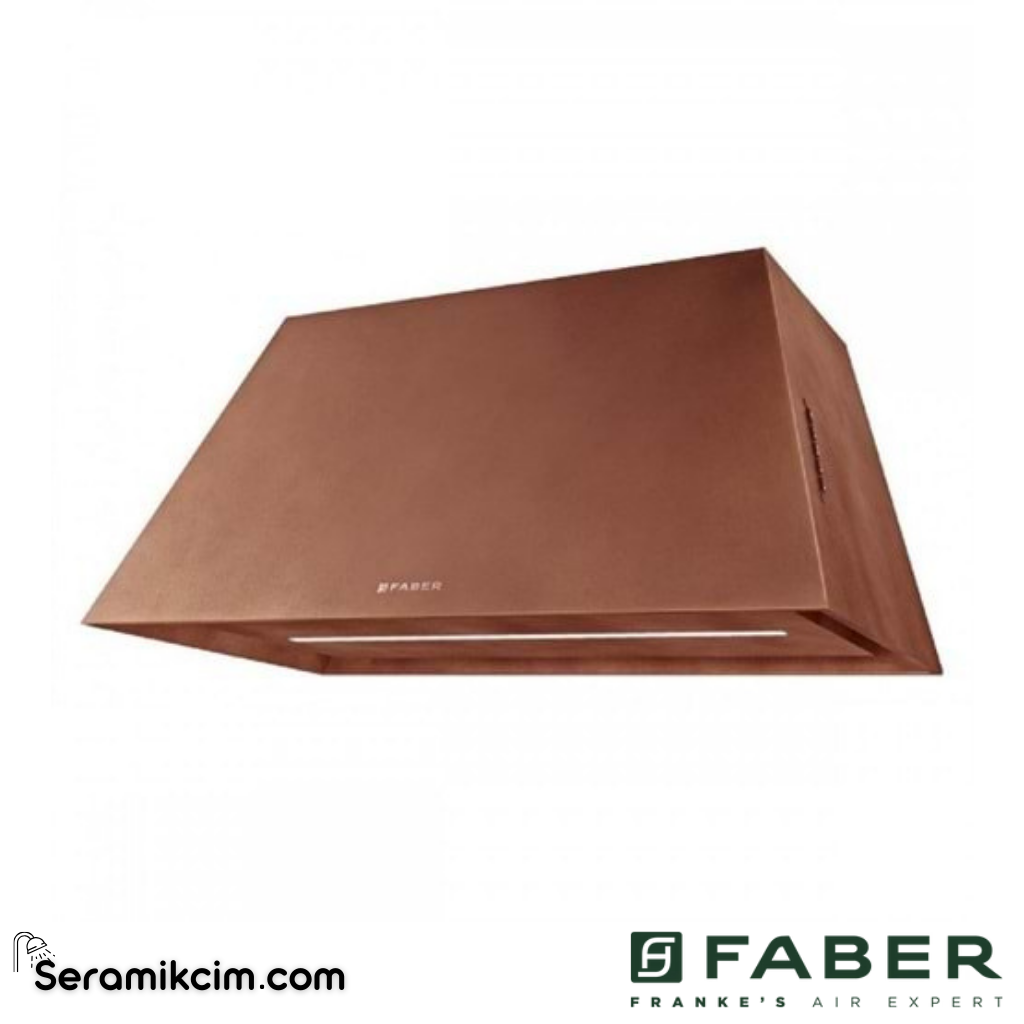 Faber Chloe EV8+OC A70 700x350mm Duvar Tipi Davlumbaz Eskitme Bakır - 110.0456.174