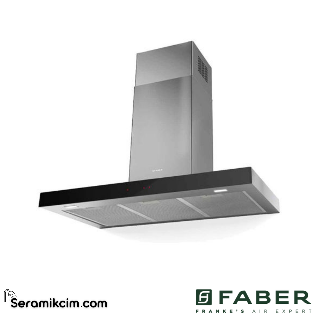 Faber Stilo Glass Smart SMART X/V A60 598x455mm Duvar Tipi Davlumbaz Paslanmaz Çelik / Cam 325.0617.017 - 325.0617.017