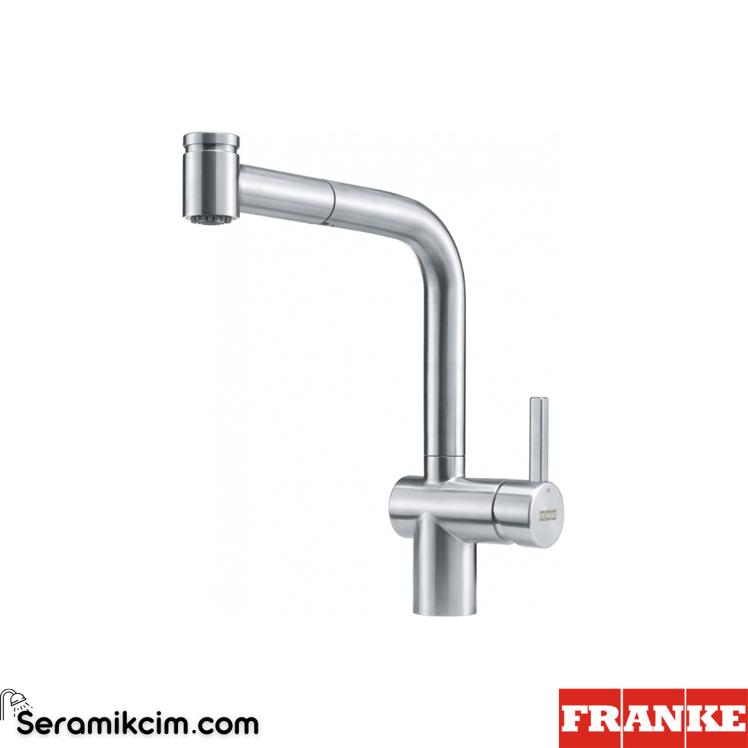 Franke Atlas Neo Doccia Sprey Spiralli Mutfak Armatürü Paslanmaz Çelik 115.0521.441