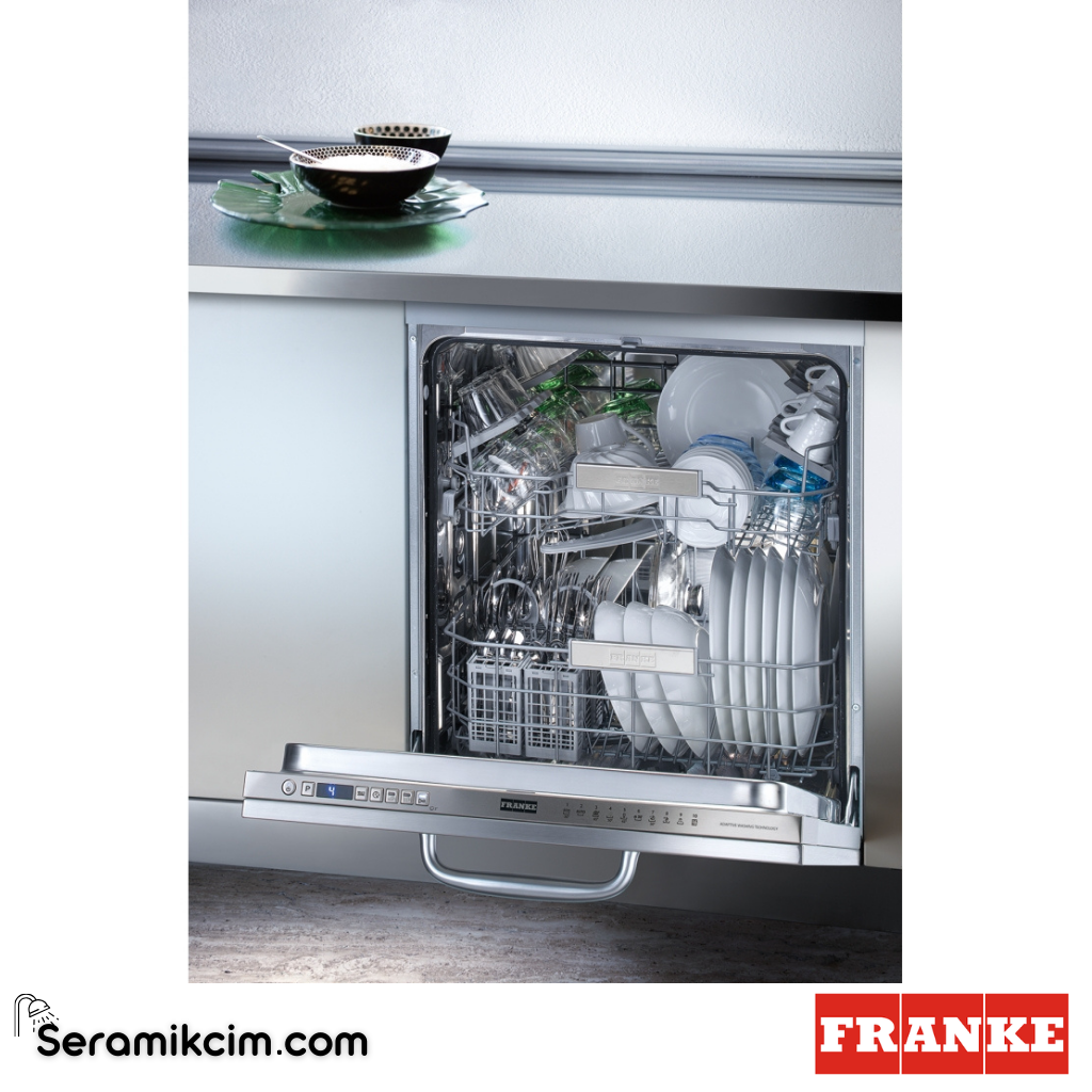 Franke FDW 614 D10P DOS C 10 Programlı Tam Ankastre 60cm Bulaşık Makinesi Beyaz Panel 117.0611.674 - 117.0611.674