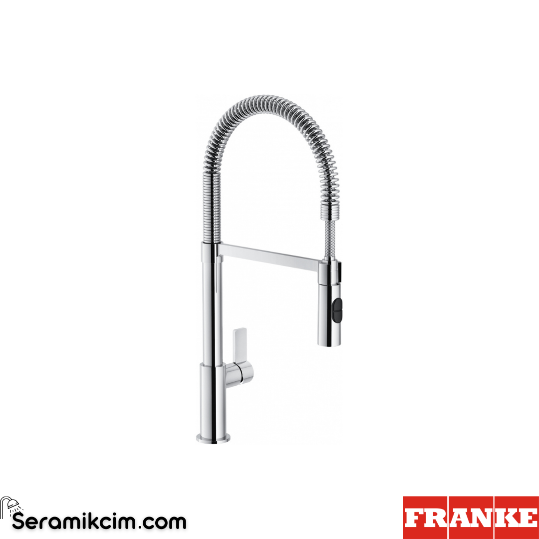 Franke Fox Pro Spiralli Mutfak Armatürü Krom 115.0486.993