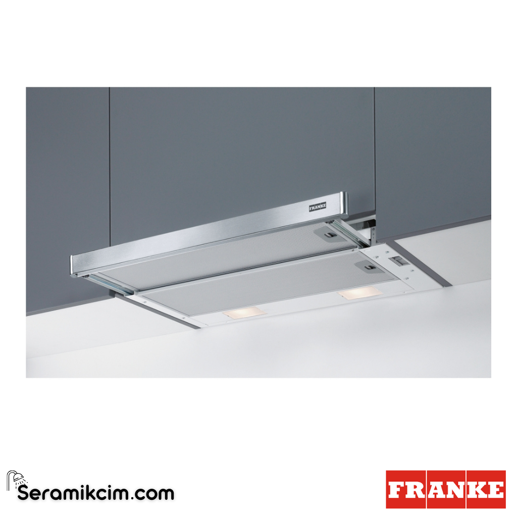 Franke FTC 6032 GR/XS V2/600 598x280mm Ankastre Sürgülü Aspiratör Inox 315.0547.796 - 315.0547.796