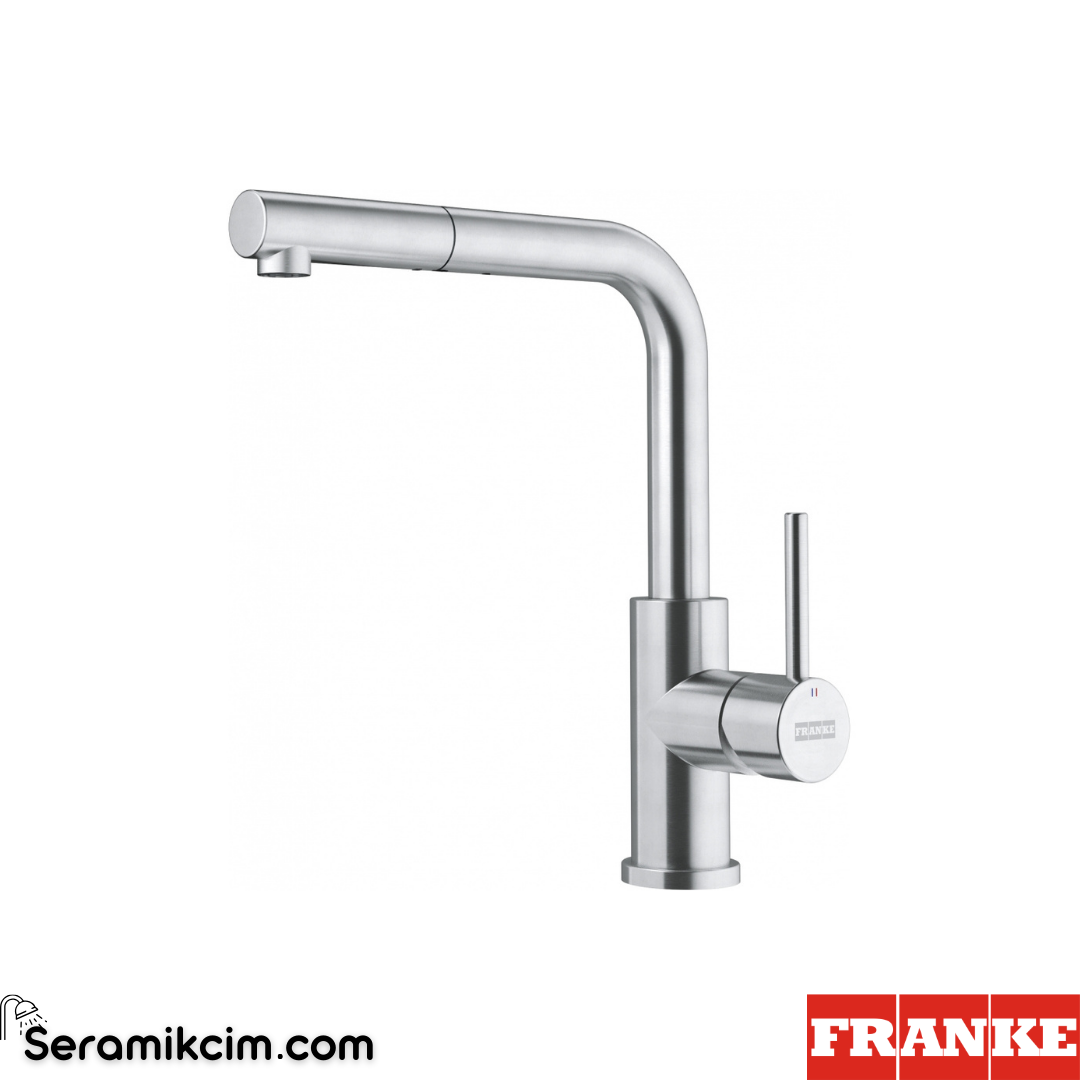 Franke Glenda Doccia Spiralli Mutfak Armatürü Paslanmaz Çelik 115.0706.986