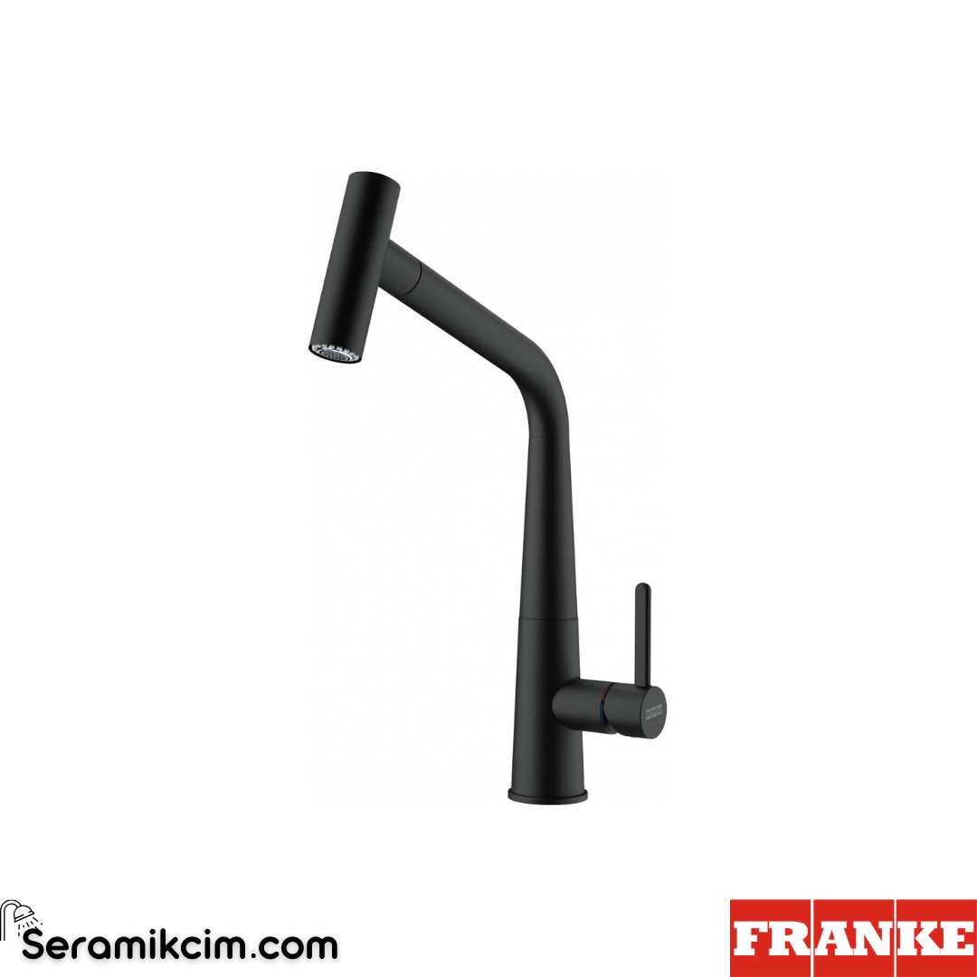 Franke Icon Doccia Spiralli Mutfak Armatürü Mat Siyah 115.0625.190
