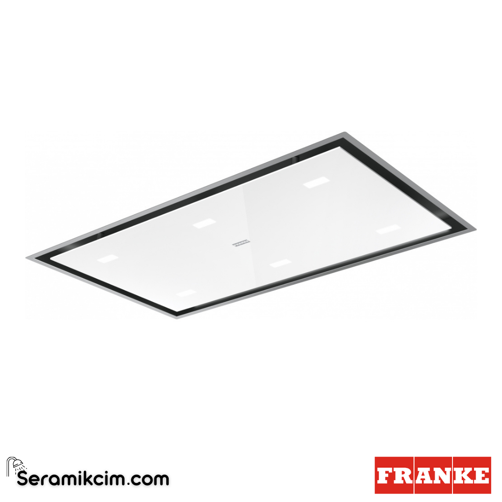 Franke Maris Ceeling FCMA 90 C WHG A+ 898x498mm Ada Tipi Davlumbaz White 350.0679.879 - 350.0679.879