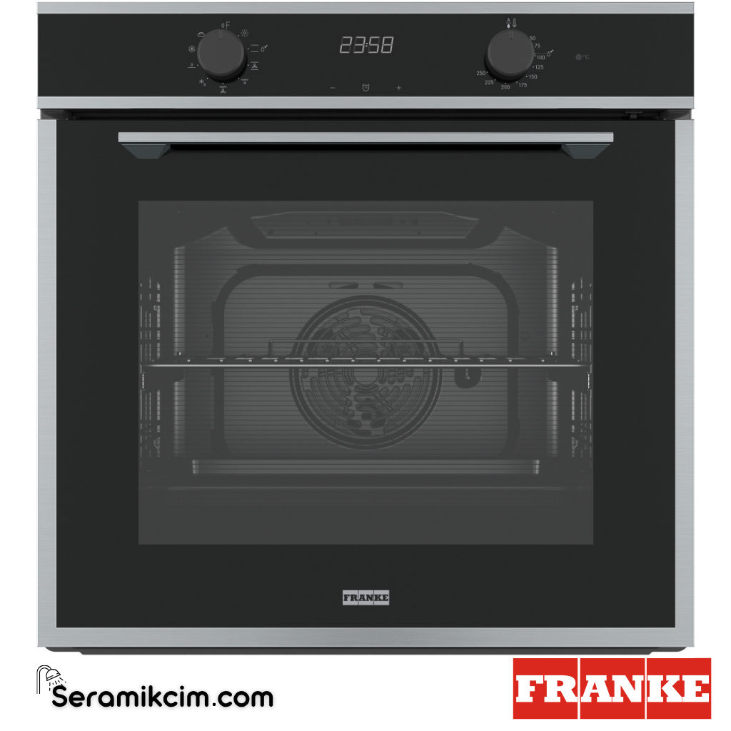Franke Maris FMA 86 H XS 8 Programlı 71lt A Enerji Sınıfı Fırın Siyah Cam / Inox 116.0606.097 - 116.0606.097