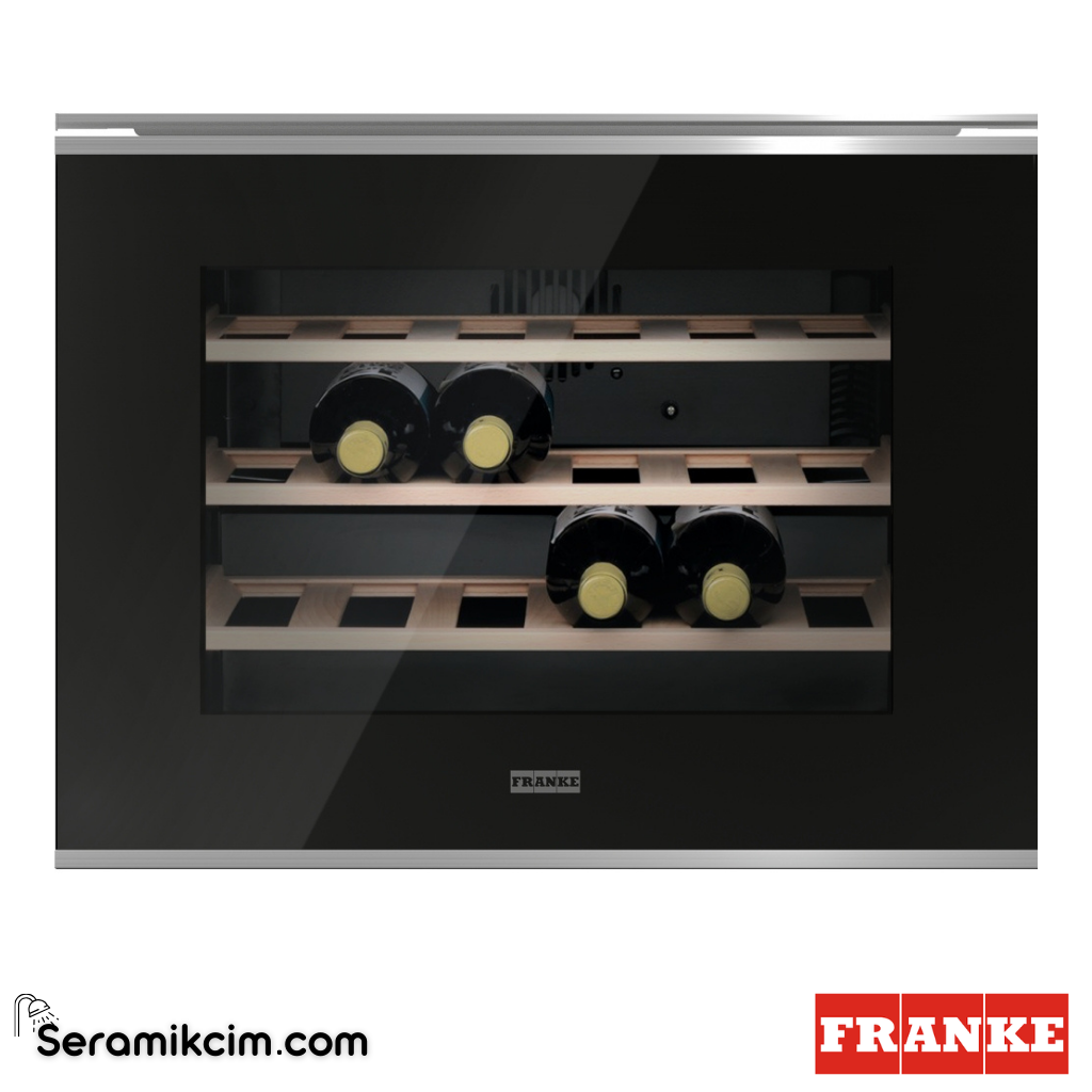 Franke Mythos FMY 24 WCR N XS Ankastre Şaraplık Siyah / Inox Frame 131.0717.411 - 131.0717.411
