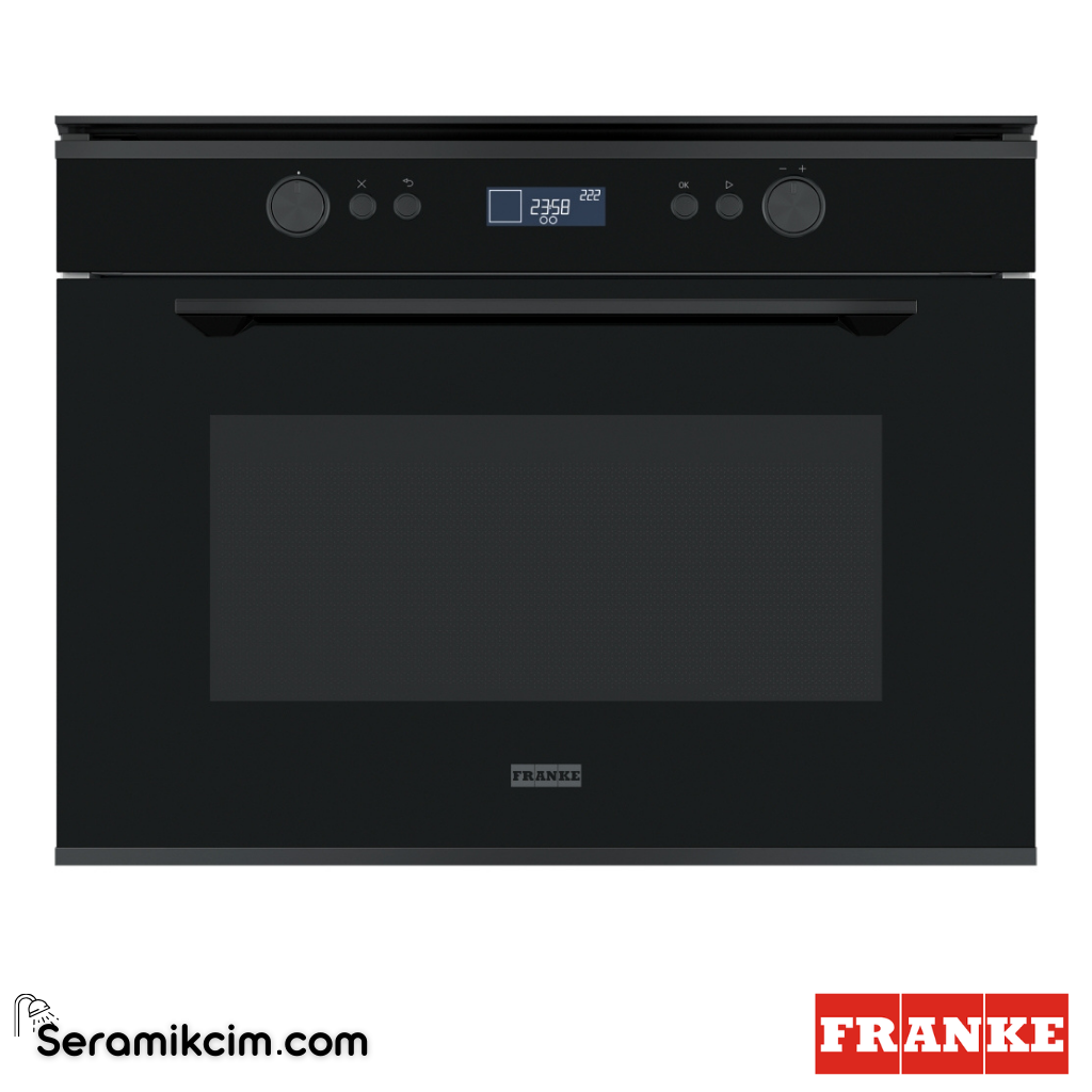 Franke Mythos FMY 45 MW XS 9 Programlı 40lt 45cm Kombi Mikrodalga Fırın Siyah / Siyah Frame 131.0632.660 - 131.0632.660