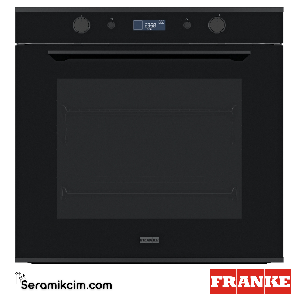 Franke Mythos Pyrolytic FMY 98 P XS 10 Programlı 73lt A+ Enerji Sınıfı Fırın Siyah / Siyah Frame 116.0606.102 - 116.0606.102