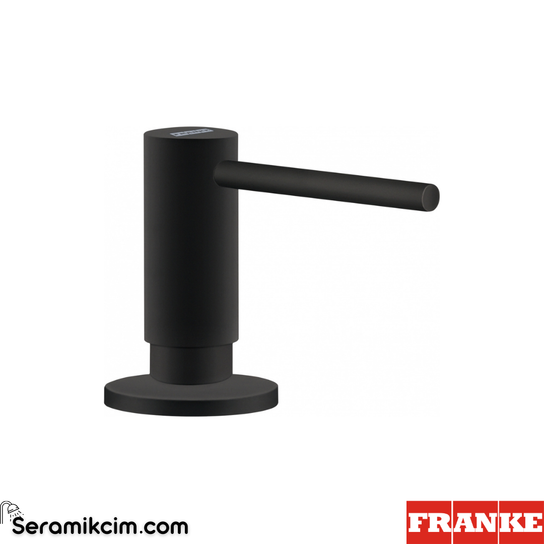 Franke Tezgahaltı Sıvı Sabunluk 300ml Mat Siyah 119.0547.906