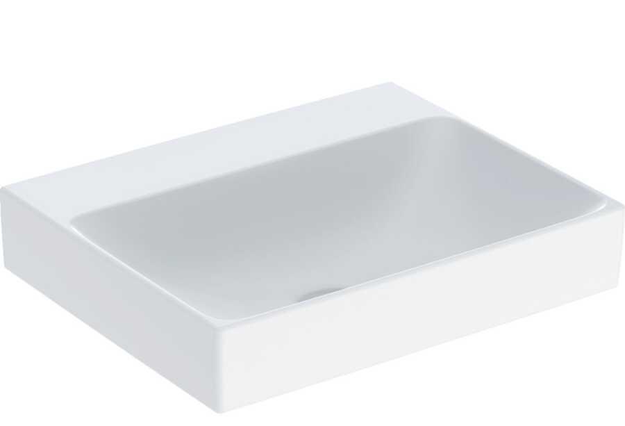 Geberit ONE çanak lavabo, dikey çıkışlı, 50x40 cm, batarya deliksiz, KeraTect® - 505.031.01.6