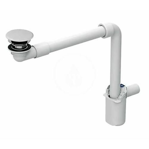 Geberit ONE dikey çıkışlı lavabo için yer tasarruflu sifon + süzgeç seti - 152.089.01.1