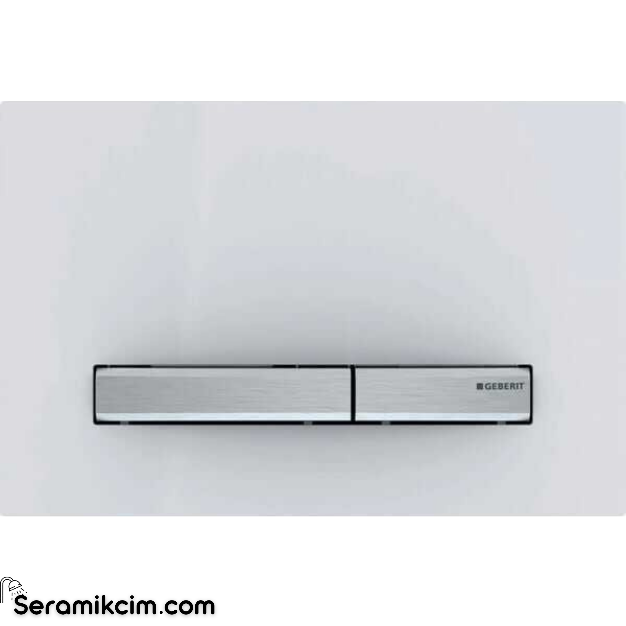 Geberit Sigma50 Kumanda Paneli Çift Basmalı Beyaz / Krom