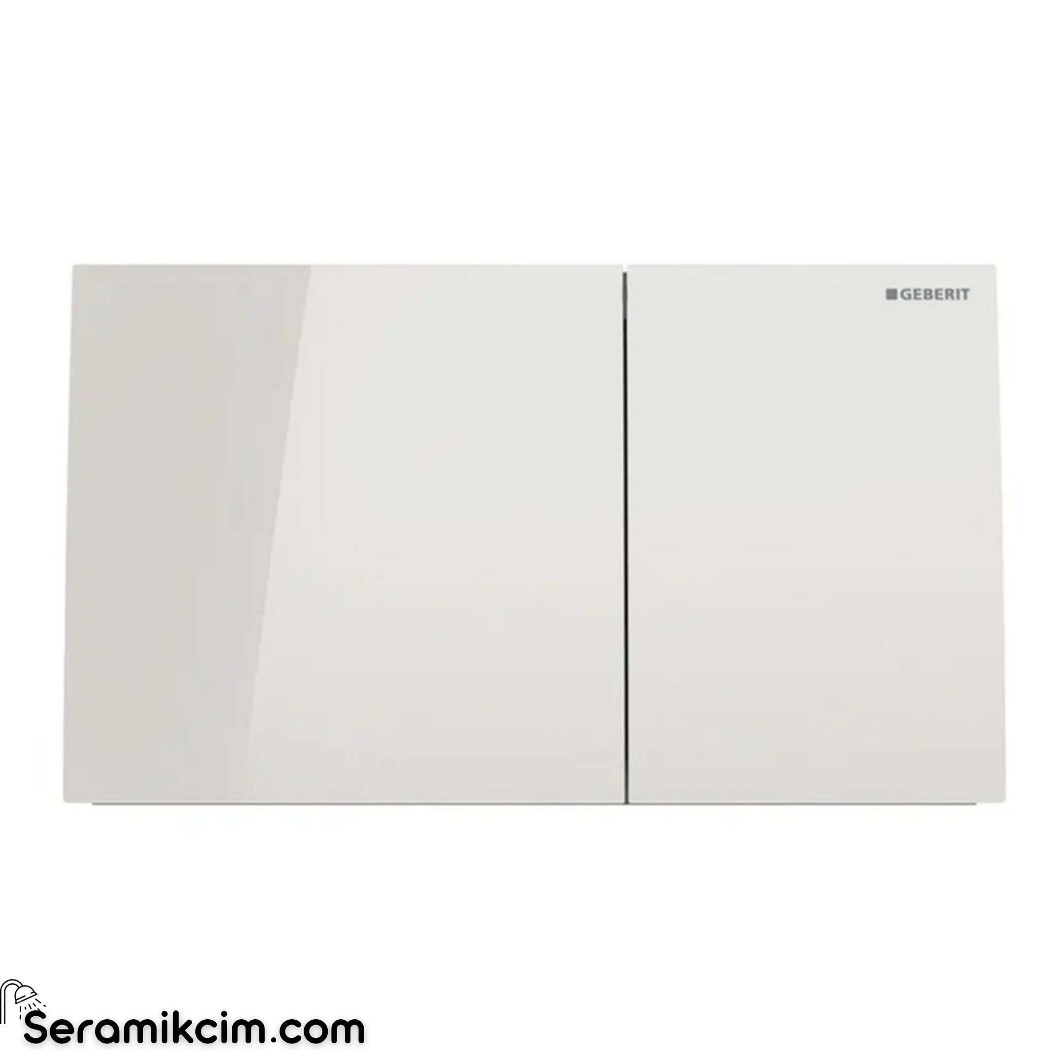 Geberit Sigma70 Kumanda Paneli Çift Basmalı Mat Beyaz