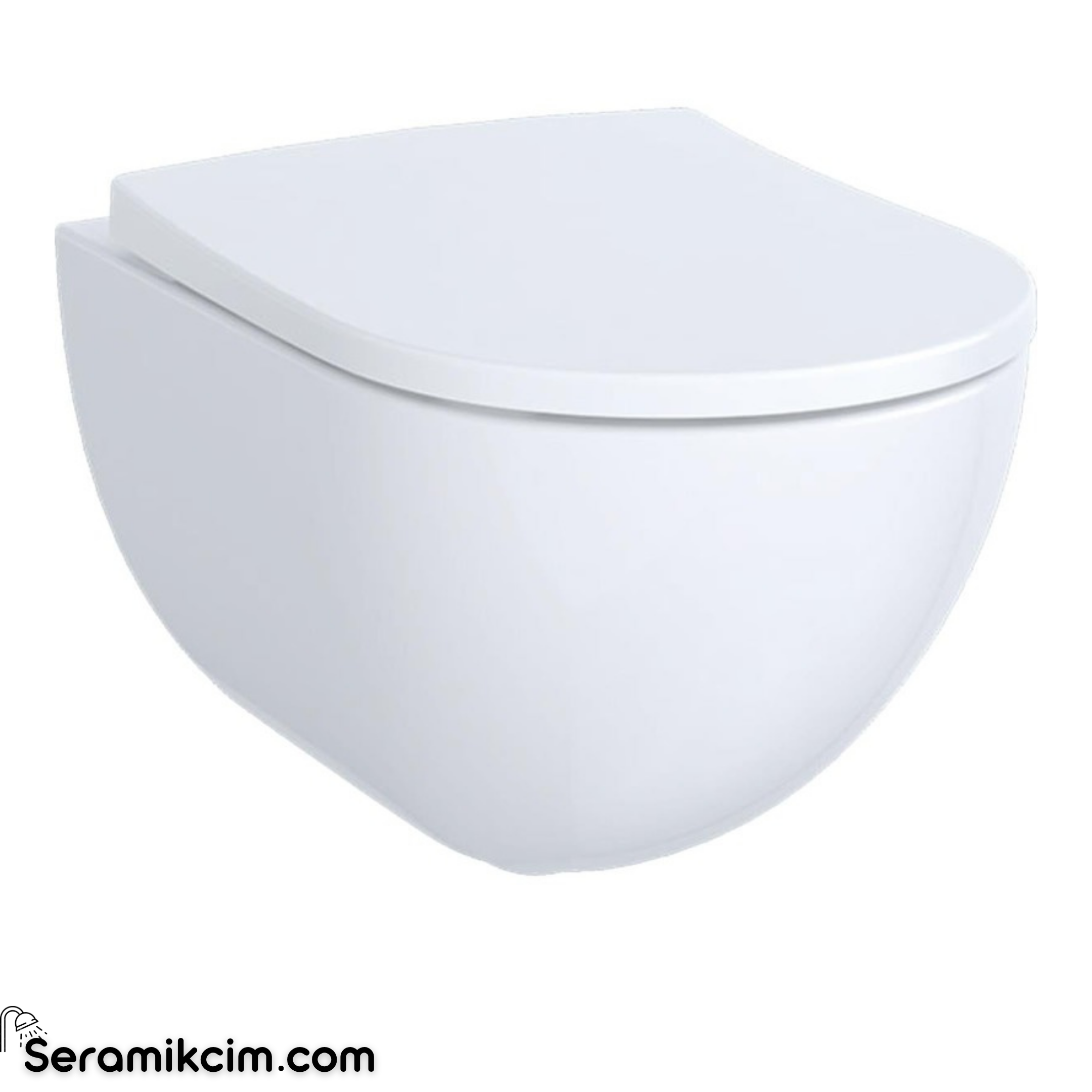 Geberit Smyle Round Rimfree OTC Asma Klozet Set (Asma Klozet + Kapak Dahil + Ses İzolasyon Contası)